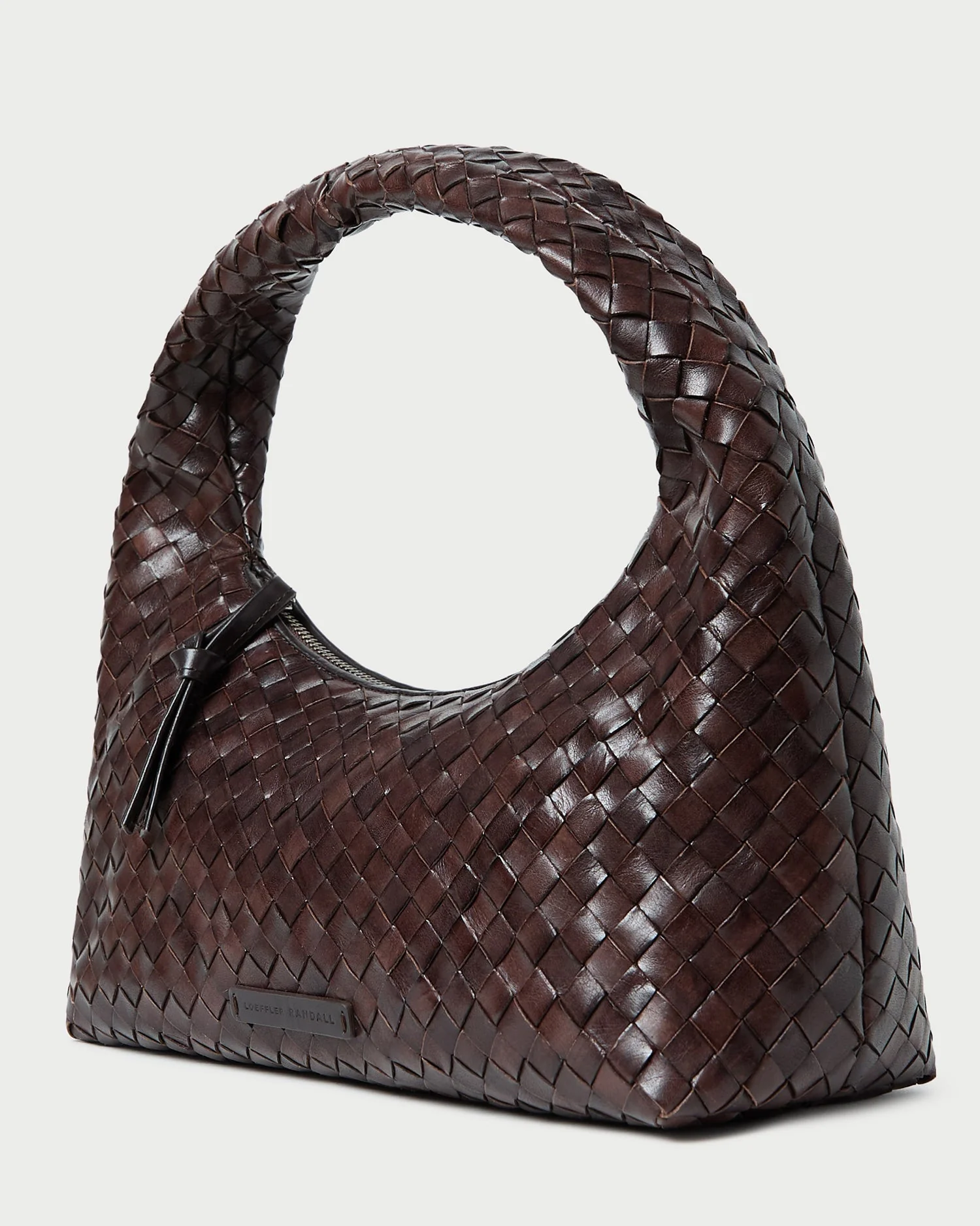 Loeffler Randall - Mercer Chocolate Woven Shoulder Bag - Image 3