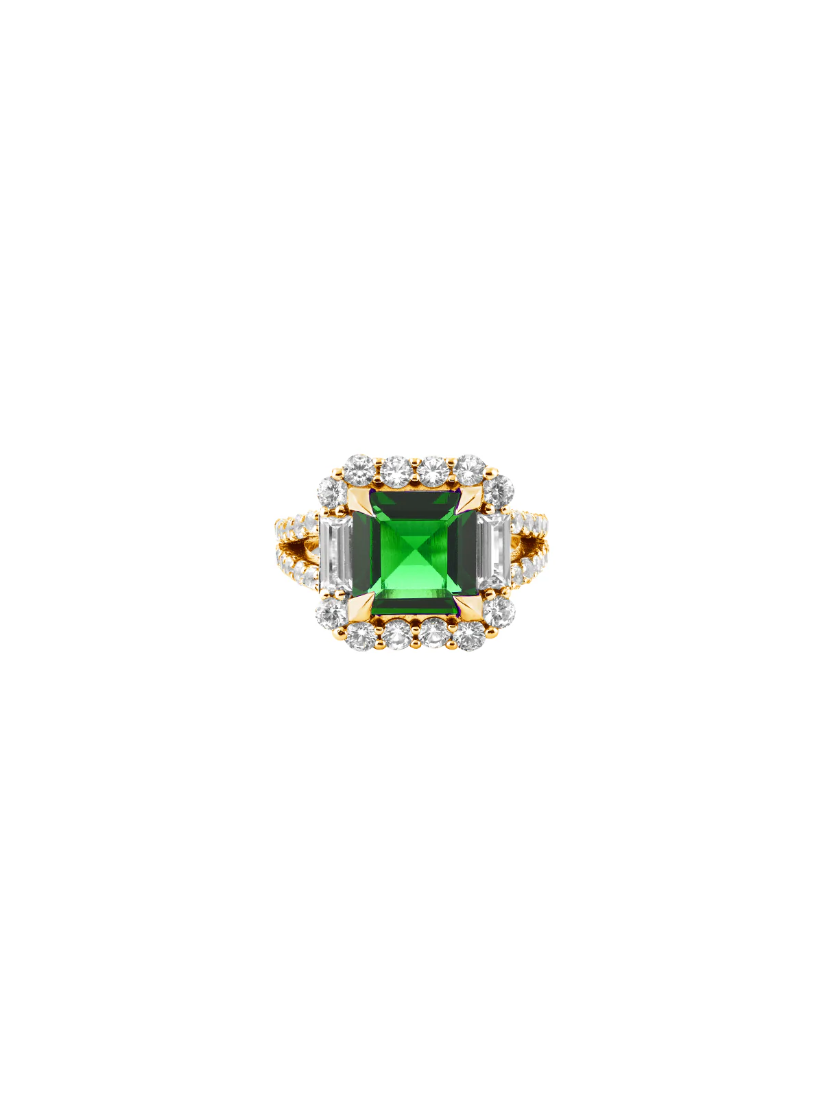 Dorsey - MERCER, LAB EMERALD RING, GOLD