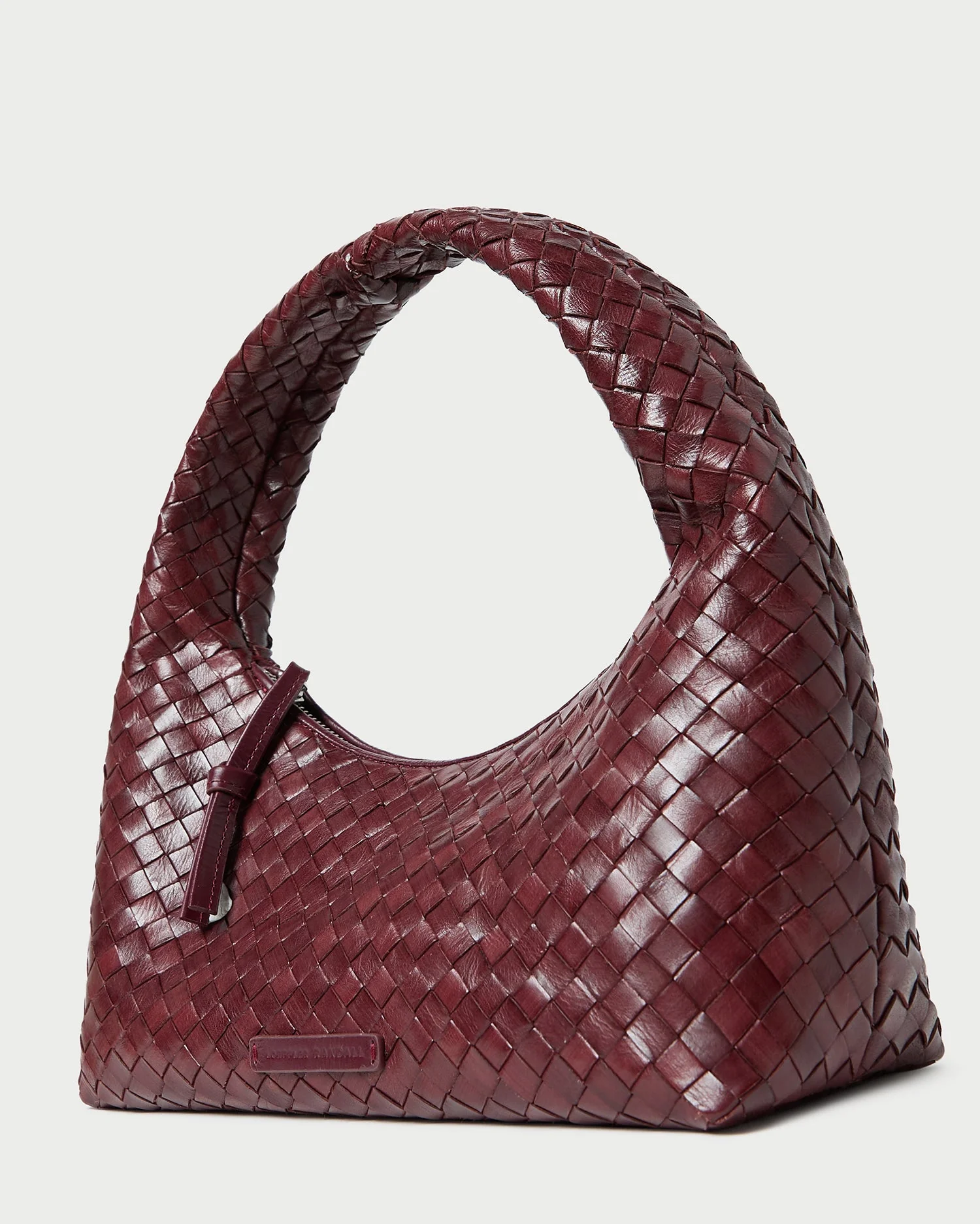 Loeffler Randall - Mercer Maroon Woven Shoulder Bag - Image 3