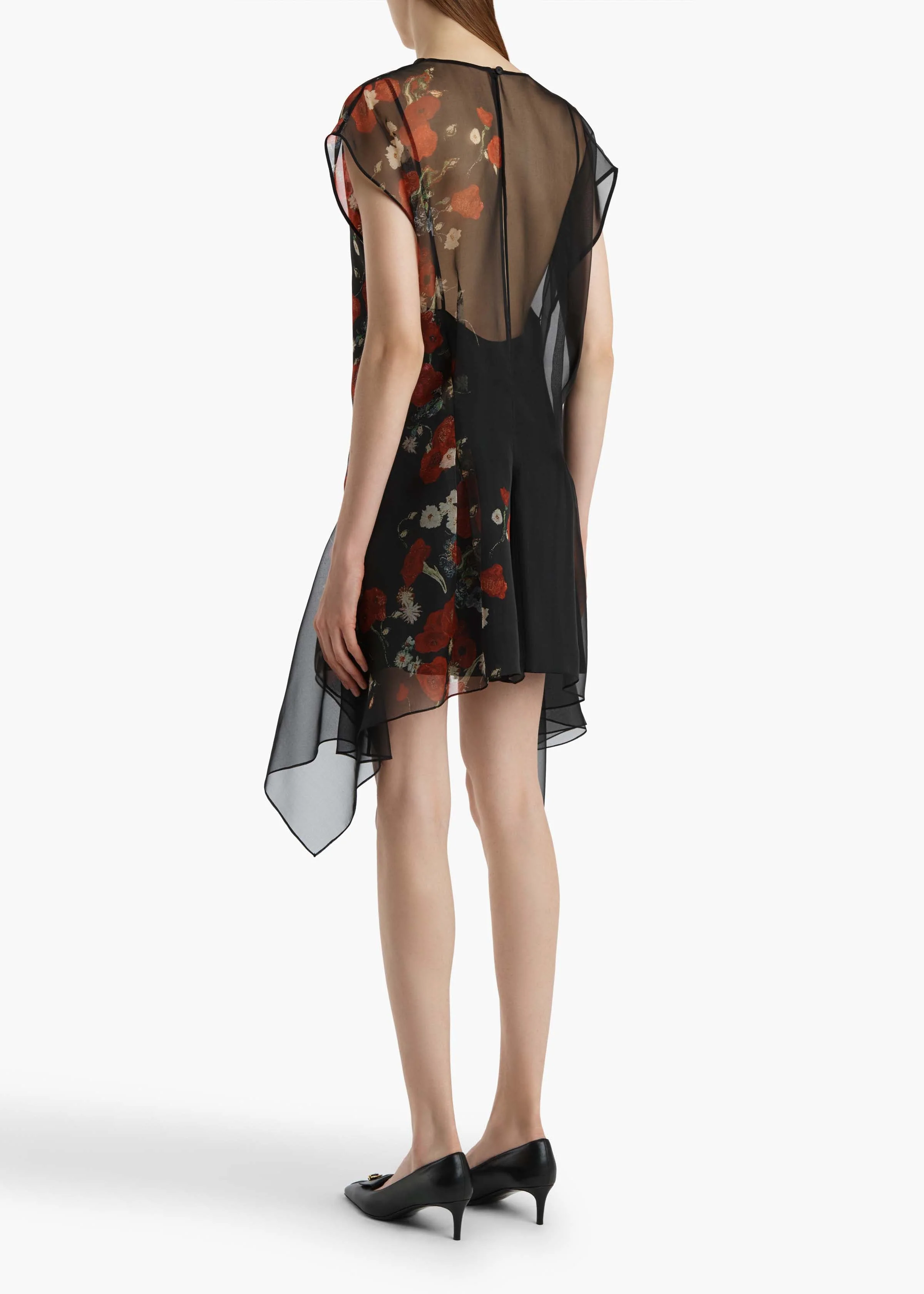 Khaite - Merith Dress in Black and Red - Image 12
