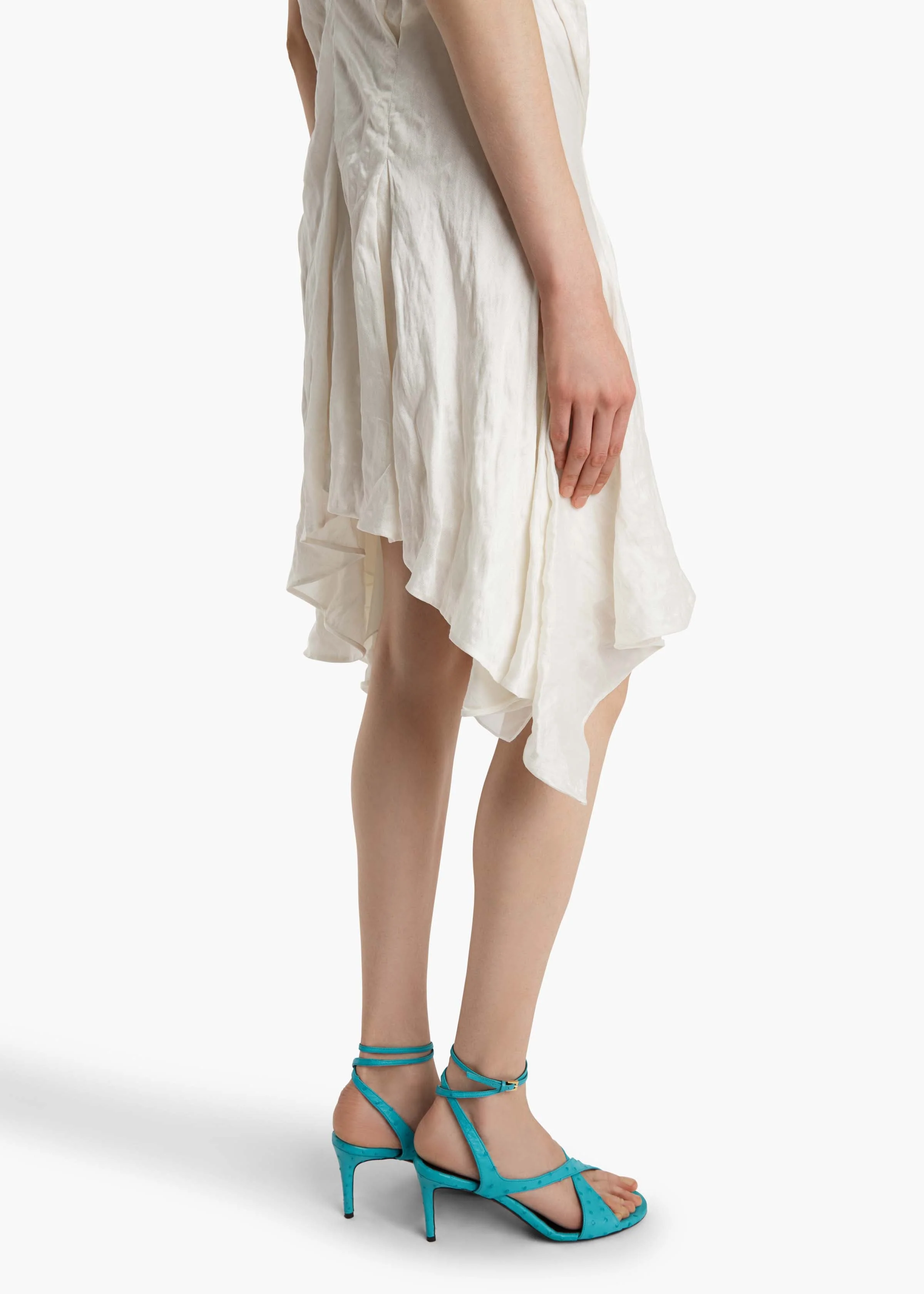 Khaite - Merith Dress in Chalk - Image 13