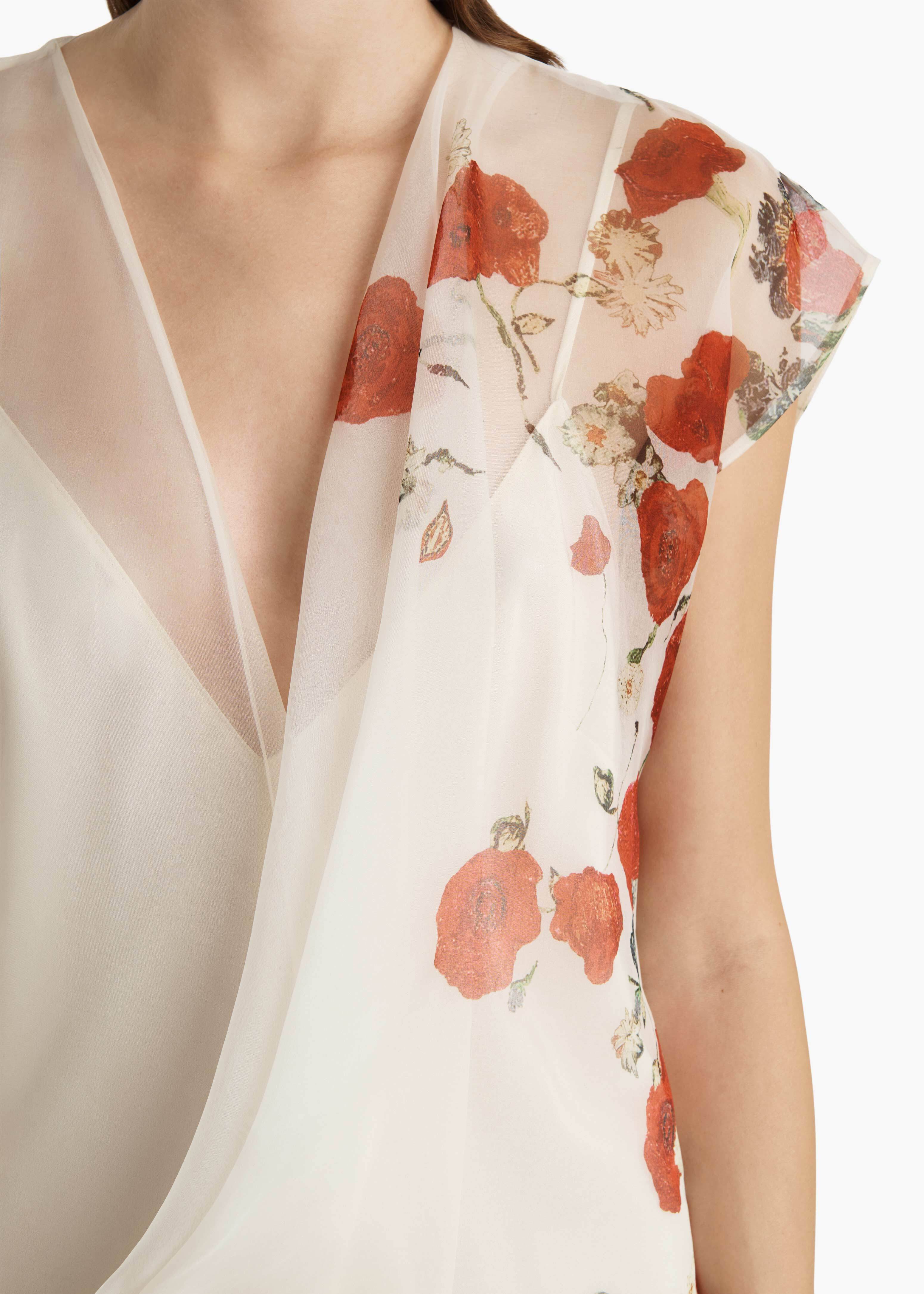 Khaite - Merith Dress in Cream and Red - Image 12