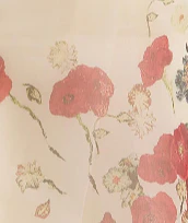Khaite - Merith Dress in Cream and Red - Image 8