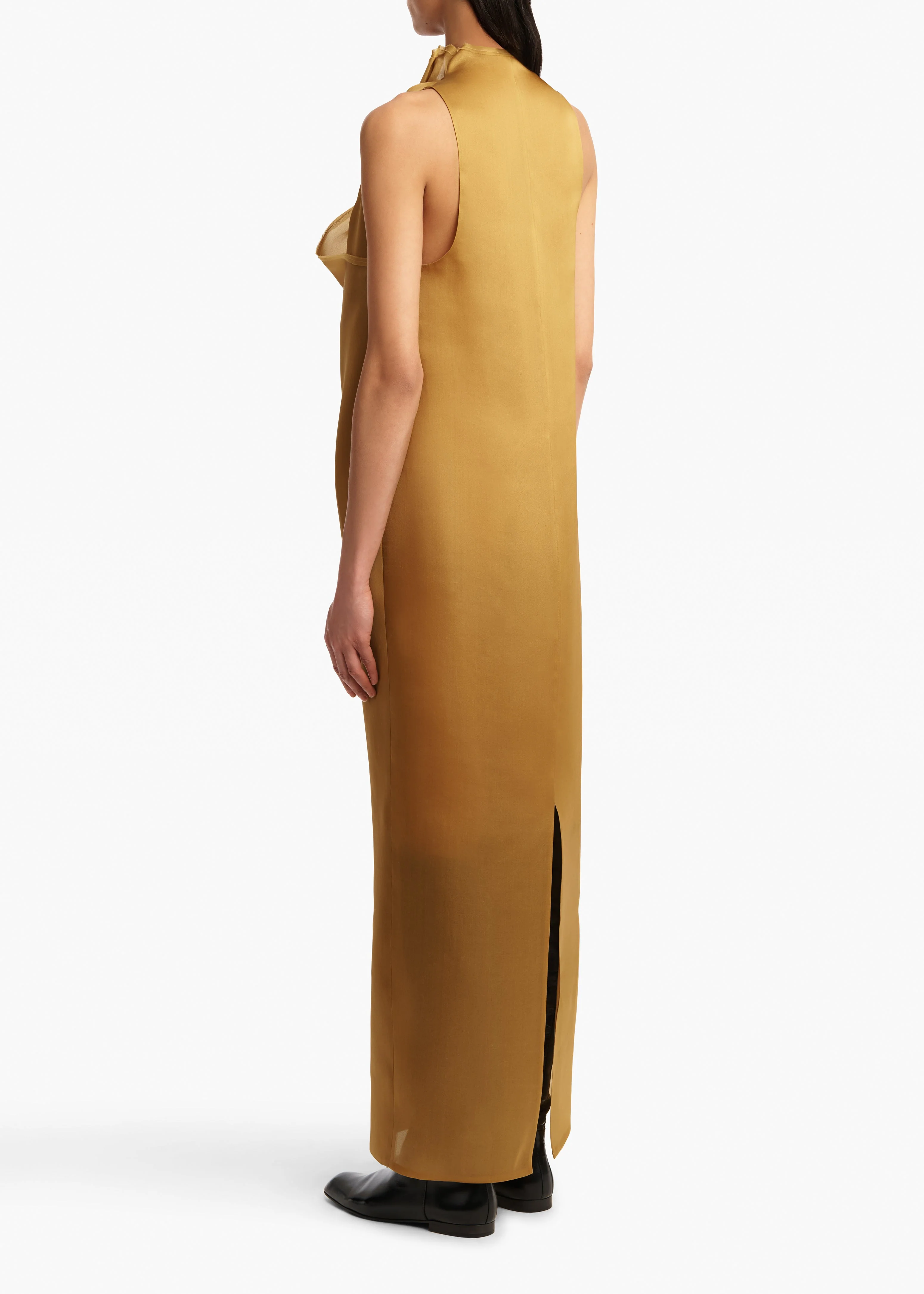 Khaite - Meryl Dress in Dijon - Image 11