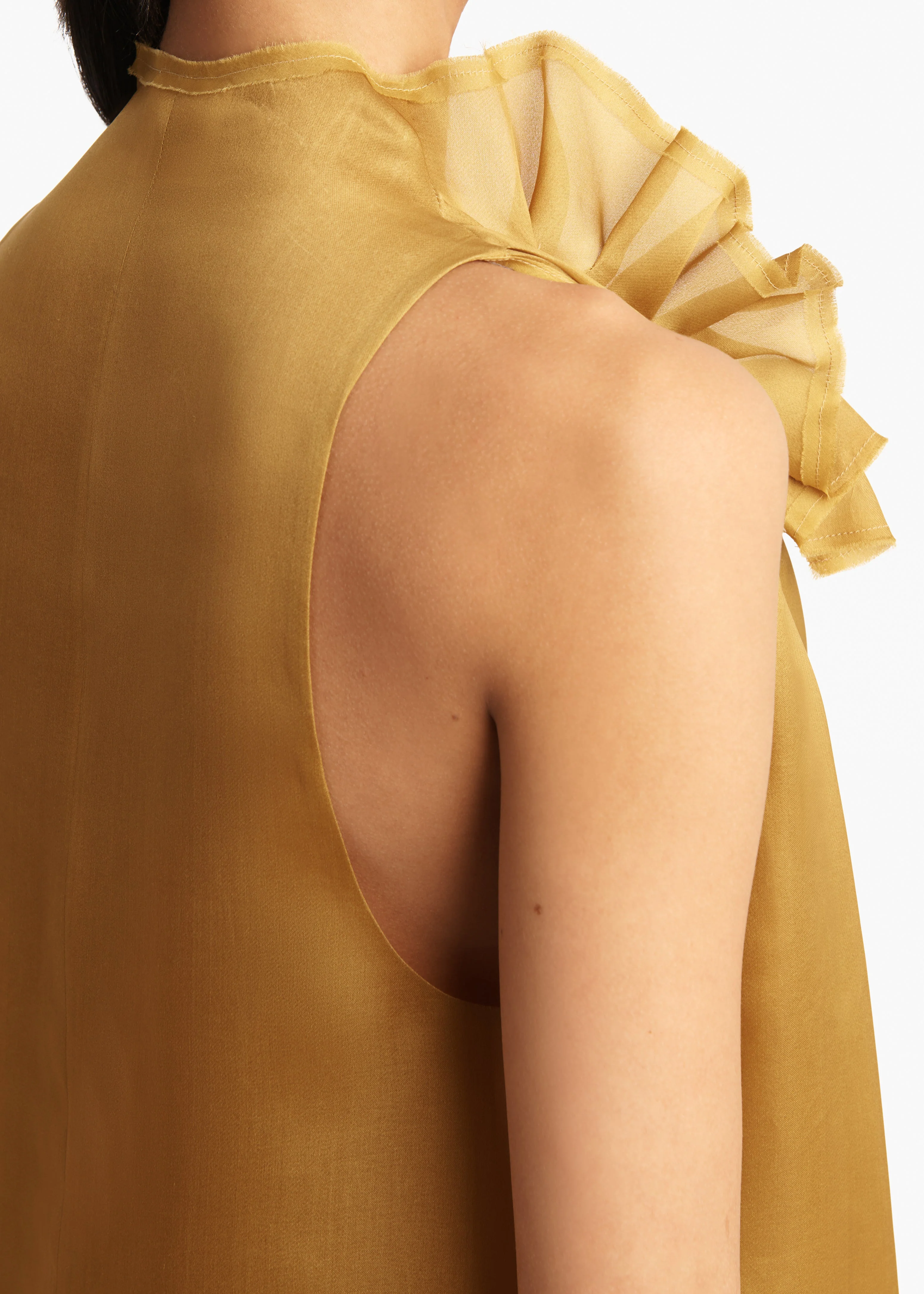 Khaite - Meryl Dress in Dijon - Image 13