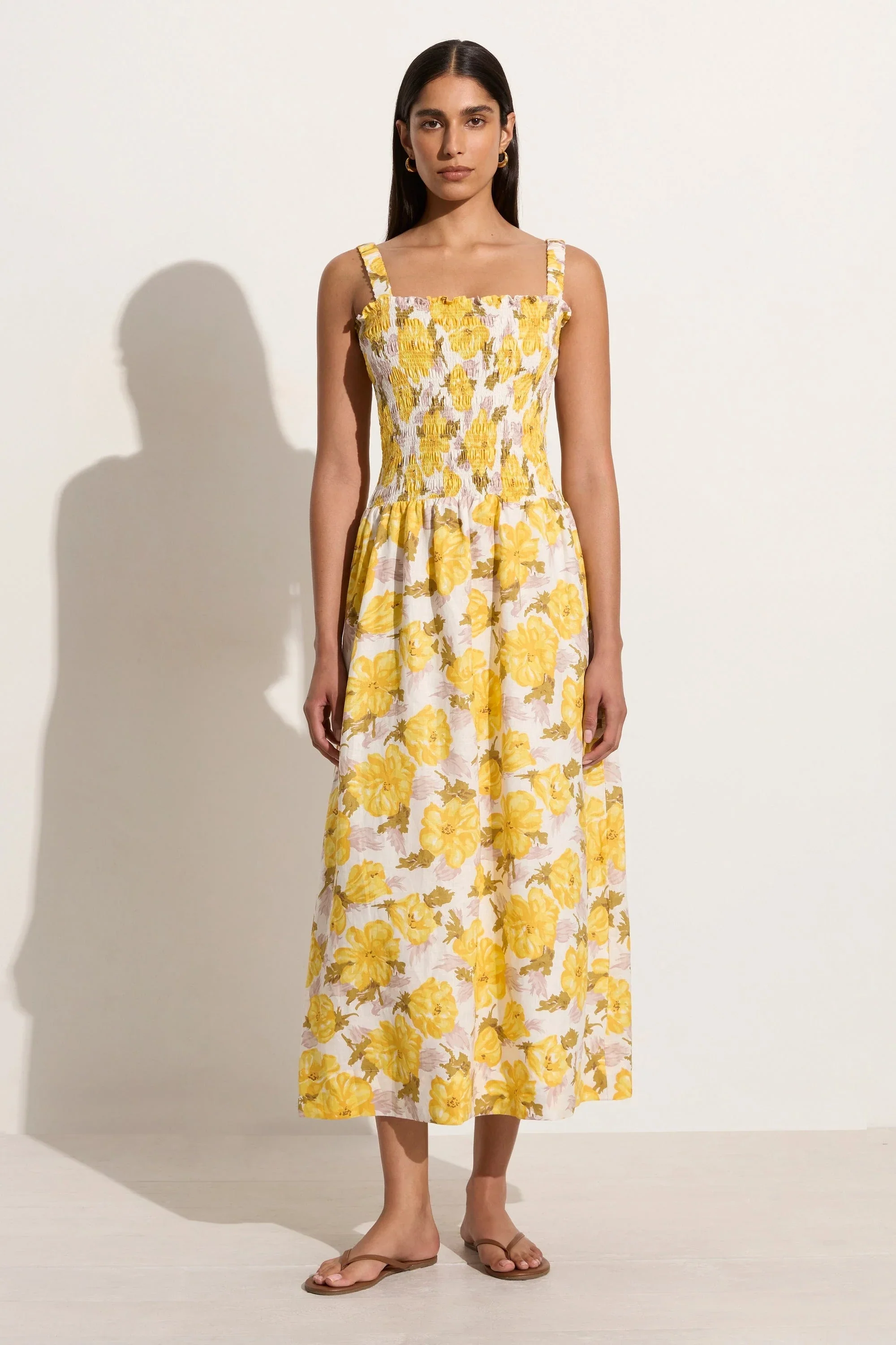 Faithfull - Messina Midi Dress Isadora Floral - Final Sale - Image 5