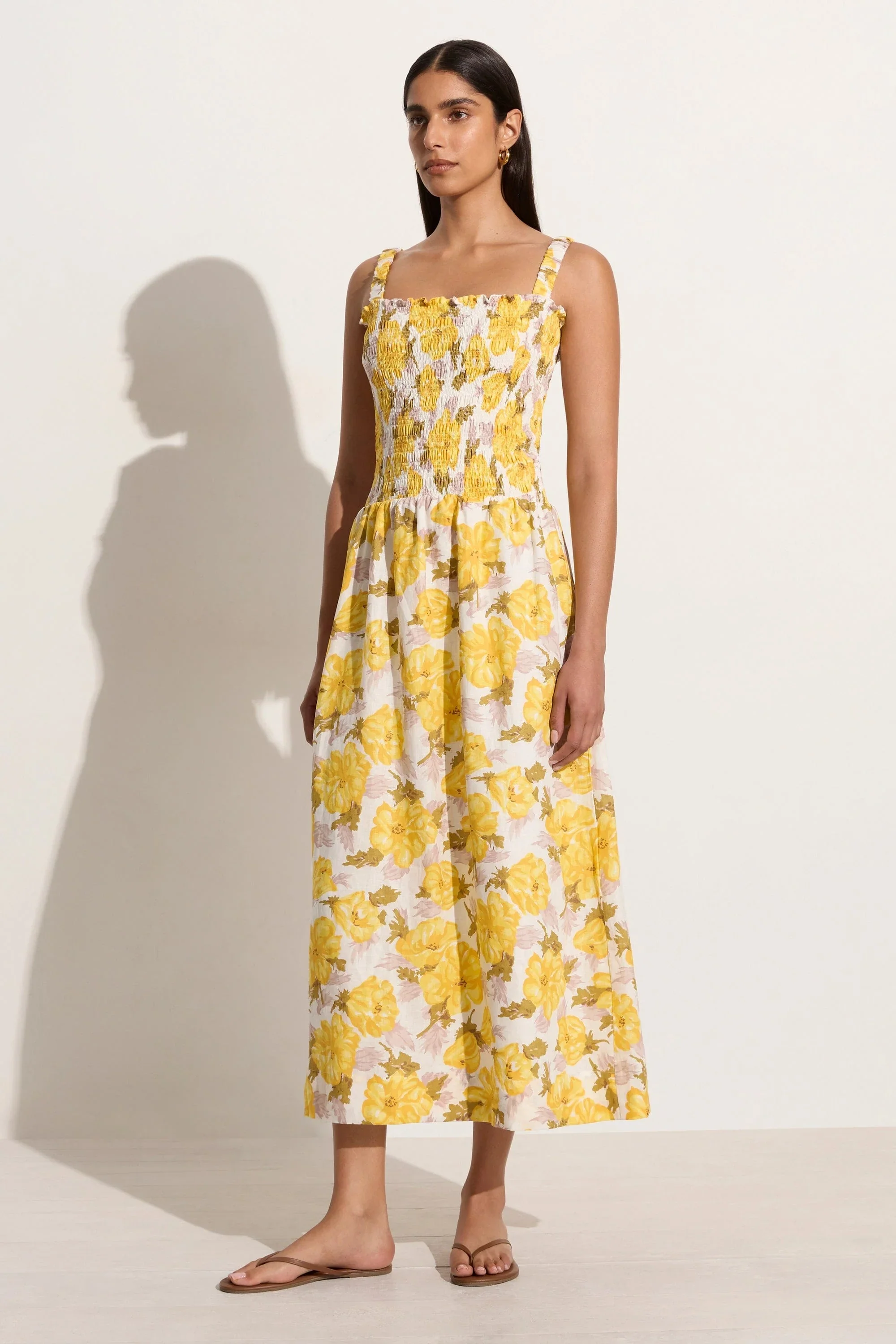 Faithfull - Messina Midi Dress Isadora Floral - Final Sale - Image 6
