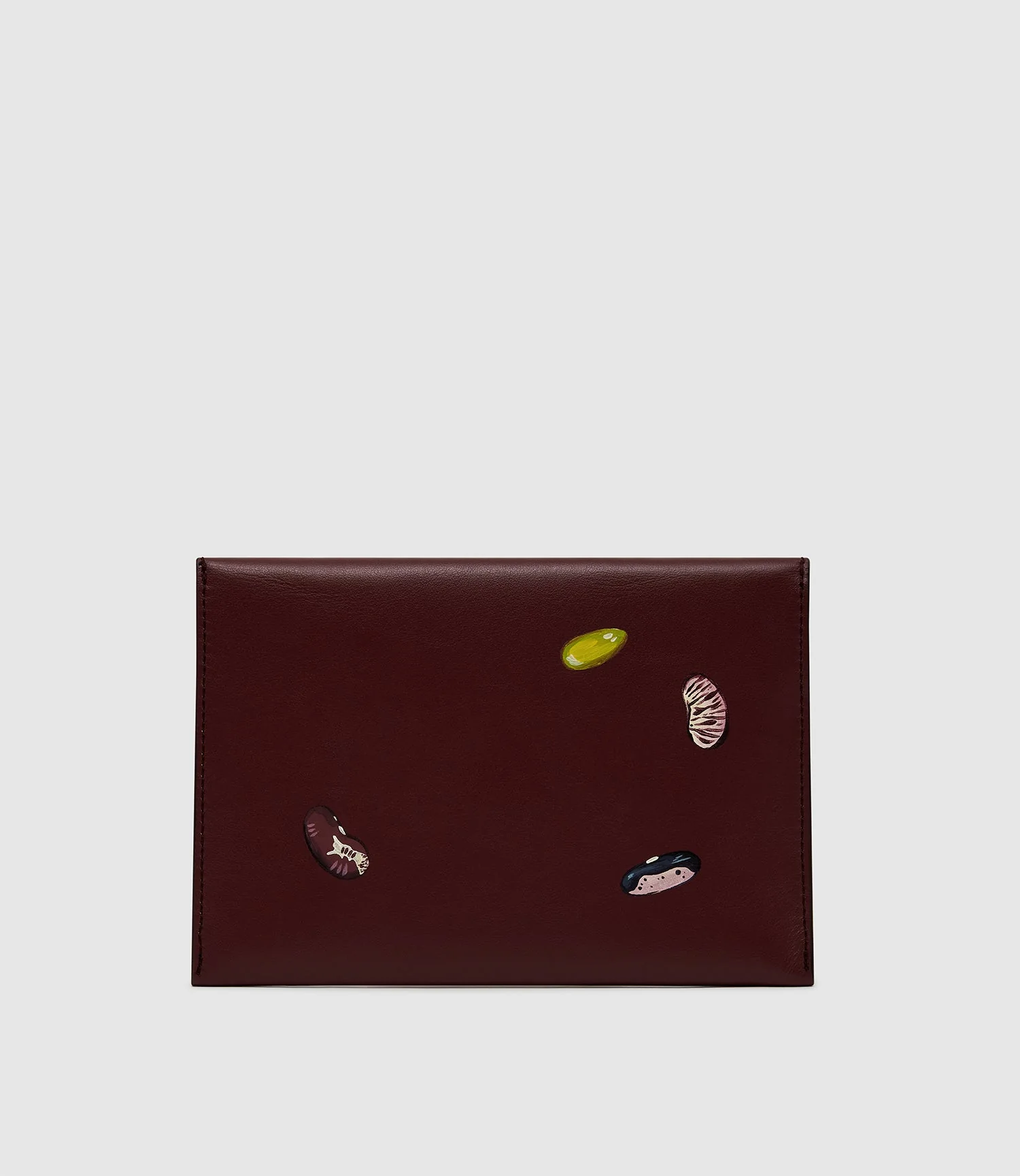 Metier - Métier x Gohar World A6 Envelope Smooth Calfskin Wine with Orange