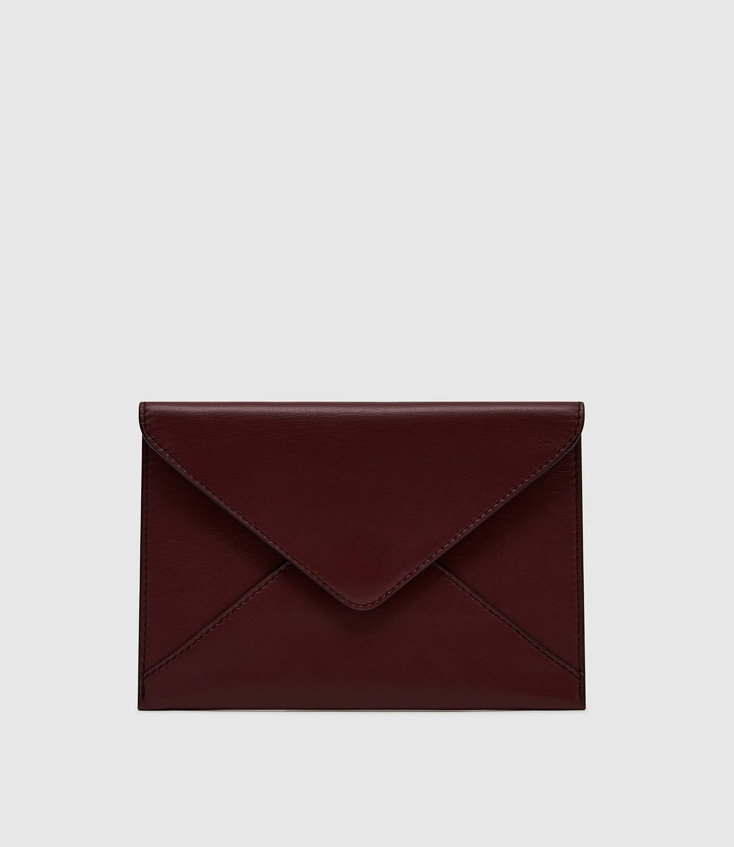 Metier - Métier x Gohar World A6 Envelope Smooth Calfskin Wine with Orange - Image 3