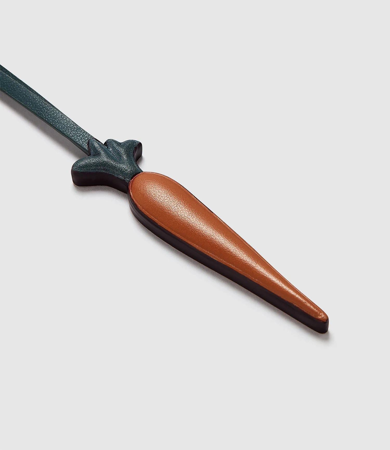 Metier - Métier x Gohar World Carrot Ornament Smooth Calfskin Orange with Dark Green - Image 3
