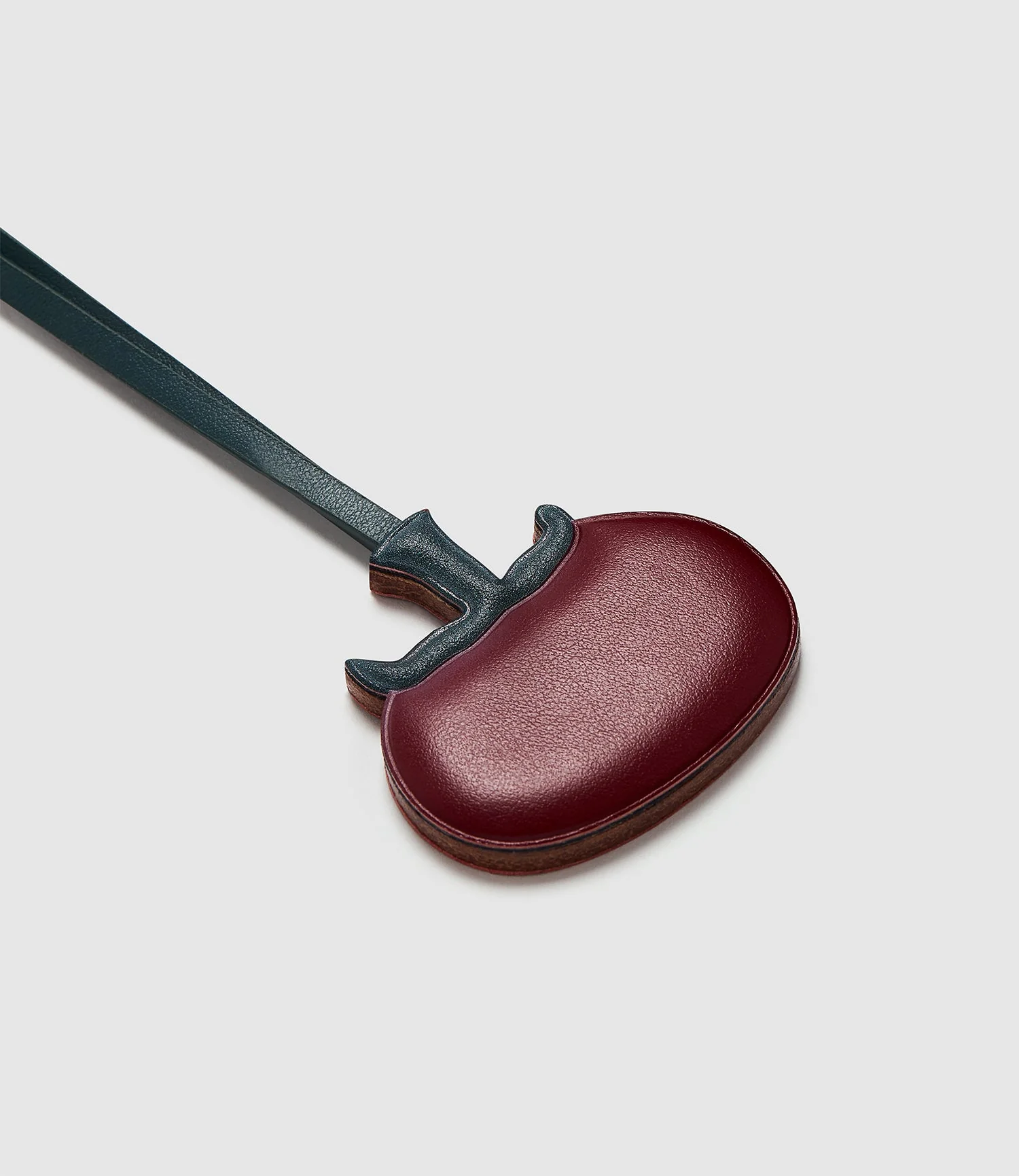 Metier - Métier x Gohar World Tomato Ornament Smooth Calfskin Wine with Dark Green - Image 3