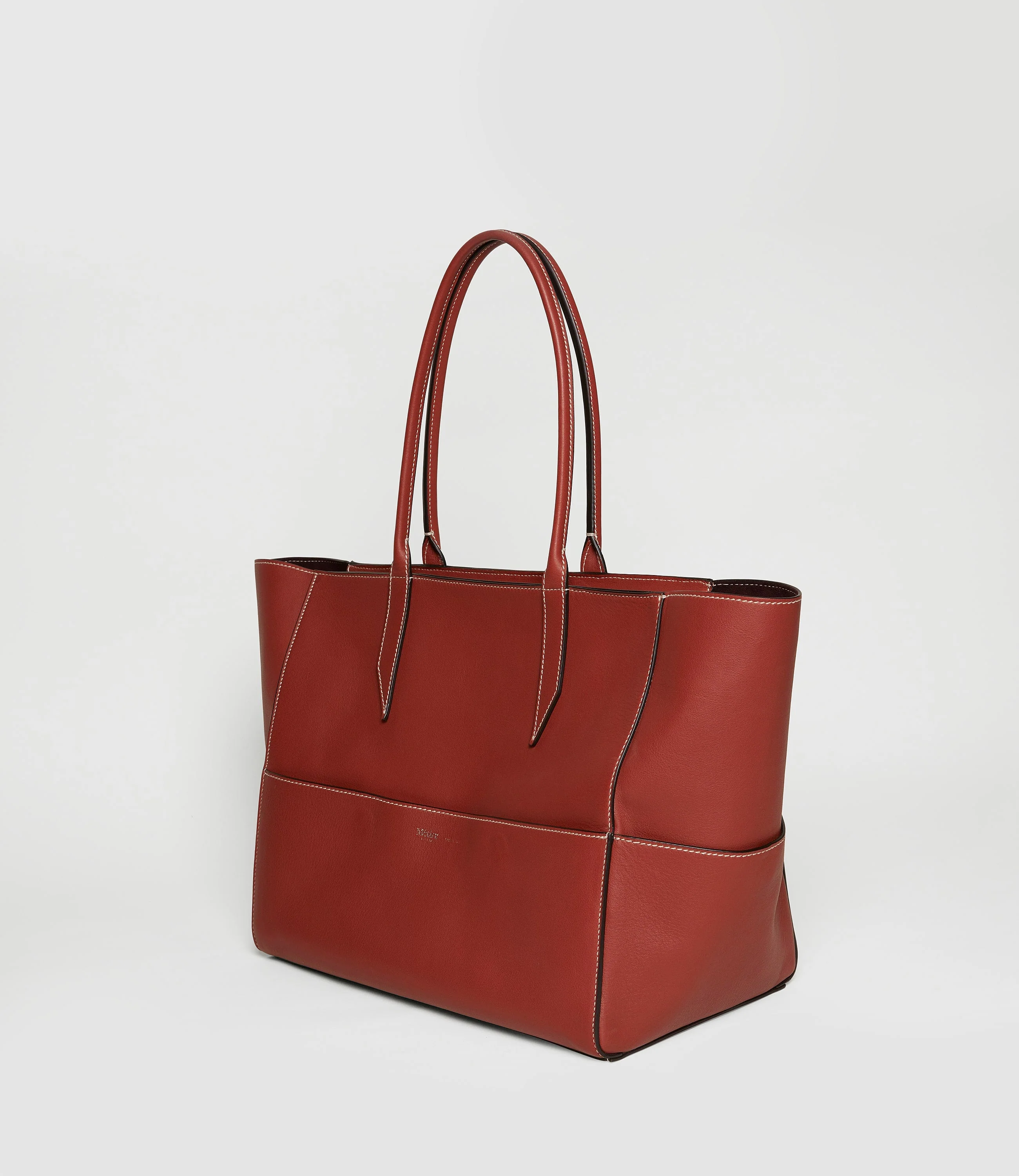 Metier - Incognito 36 Cabas Bag Smooth Calfskin Sienna - Image 2