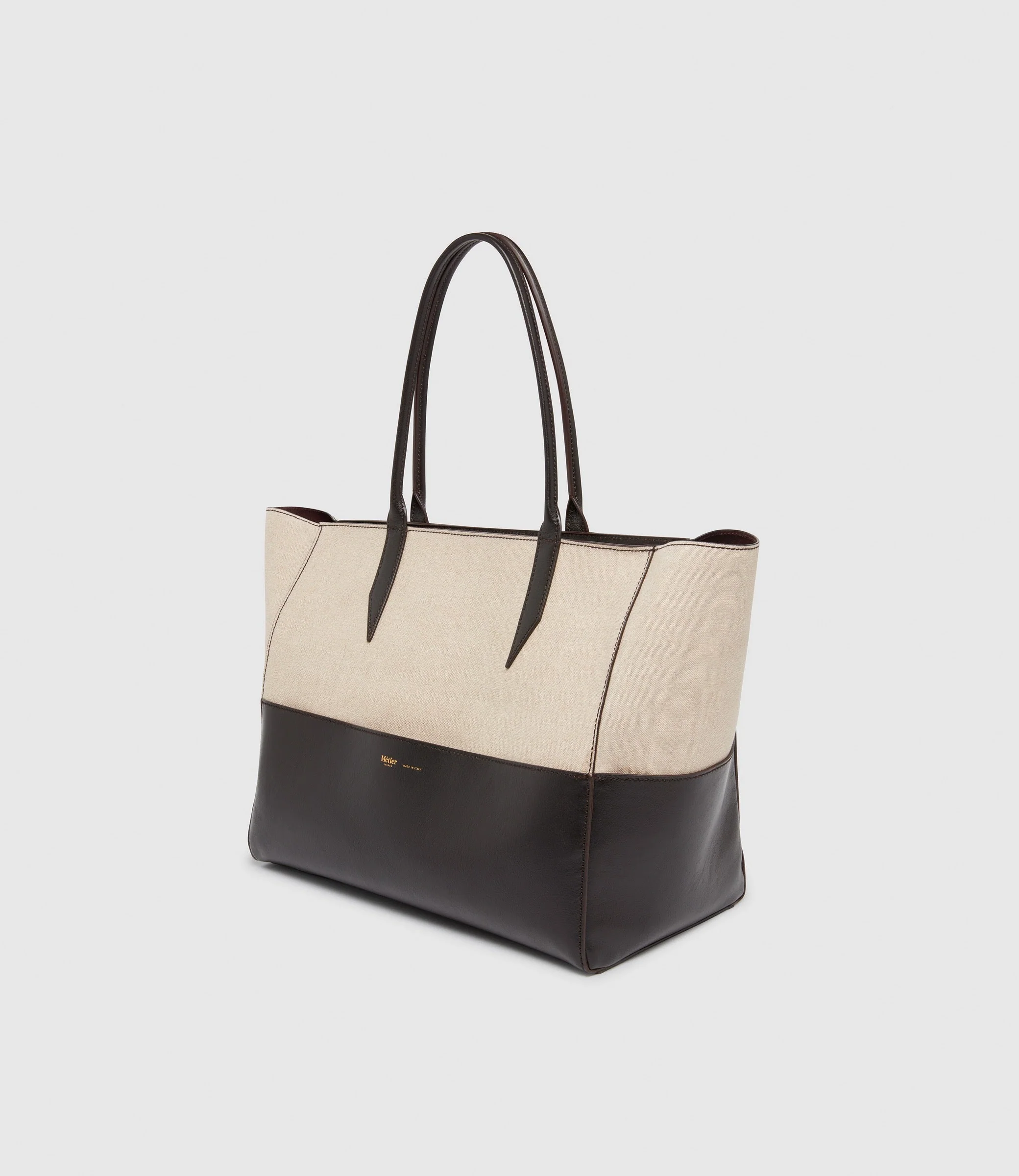 Metier - Incognito 36 Cabas Natural Linen with Cacao - Image 2