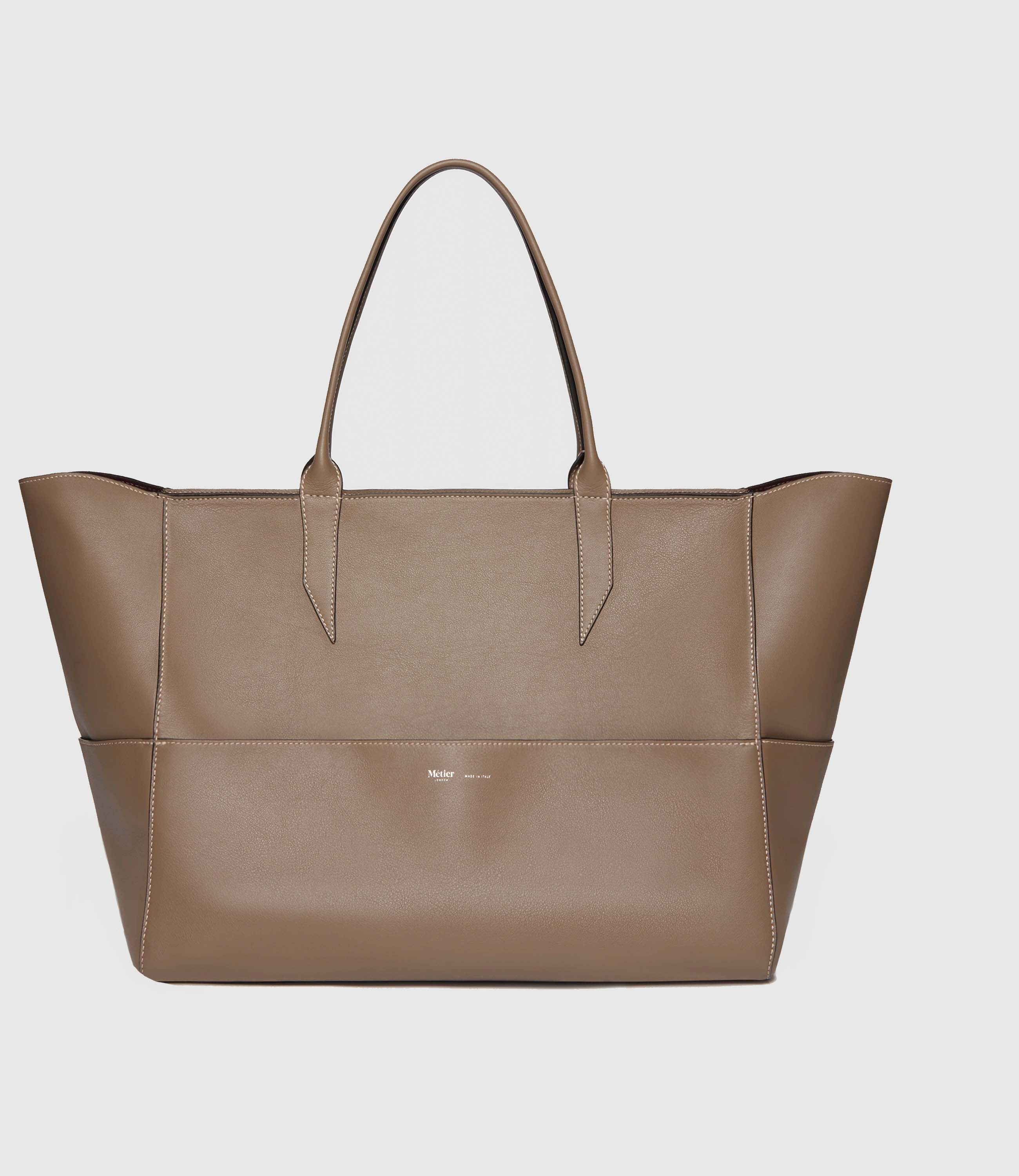 Metier - Incognito 42 Cabas Bag Smooth Calfskin Taupe