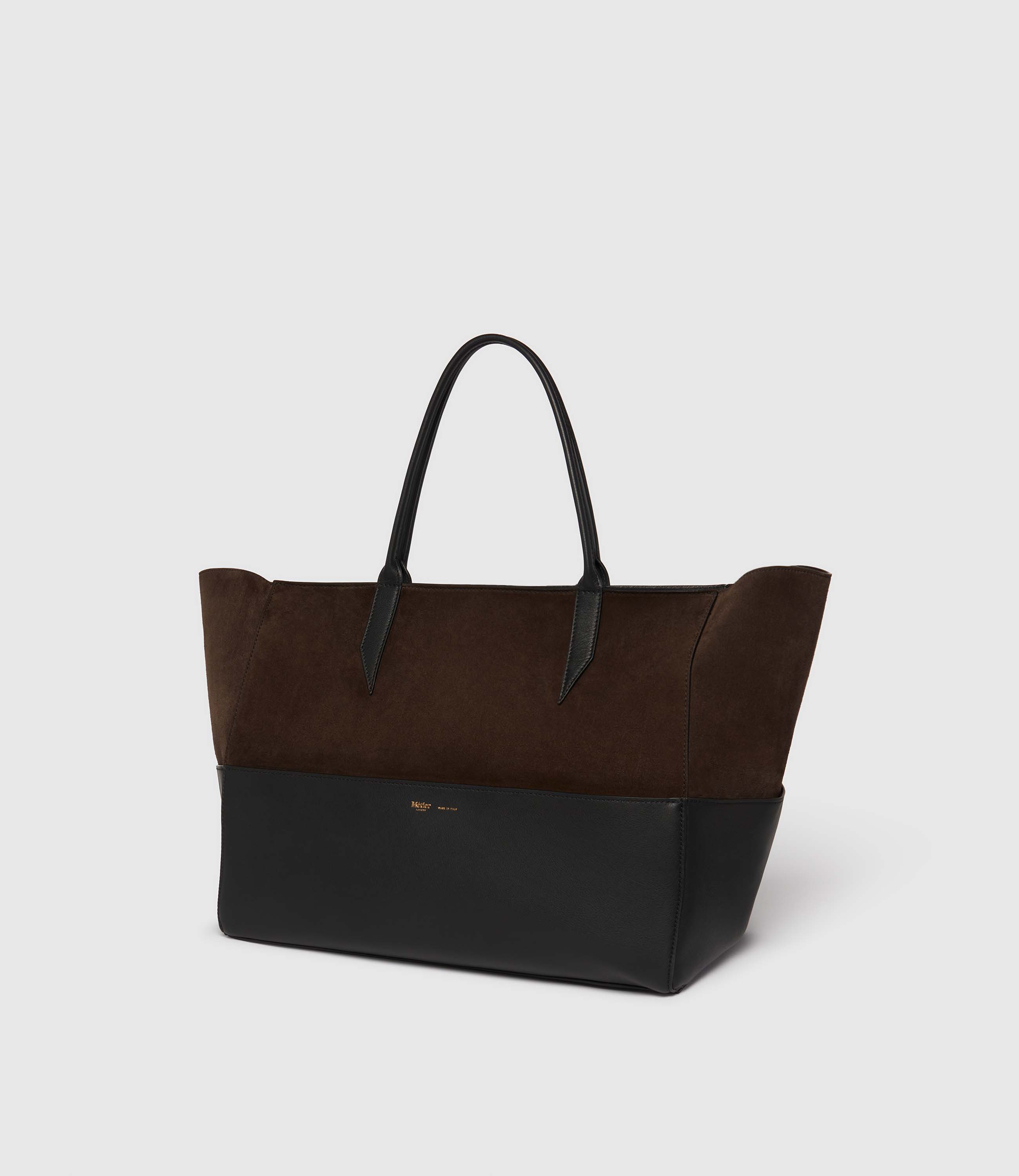 Metier - Incognito 42 Suede Chocolate and Smooth Calfskin Black - Image 2