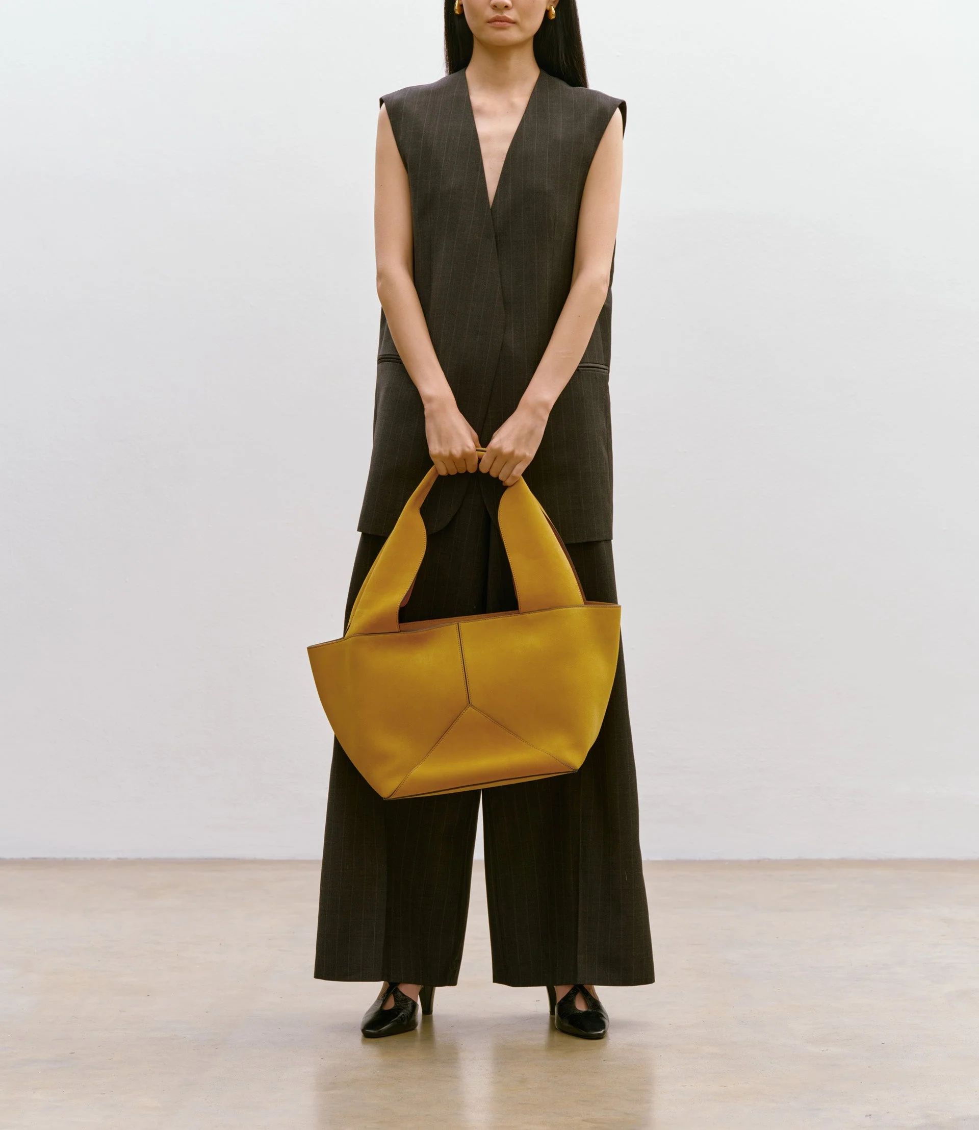 Metier - Market Bag Suede Pollen - Image 5