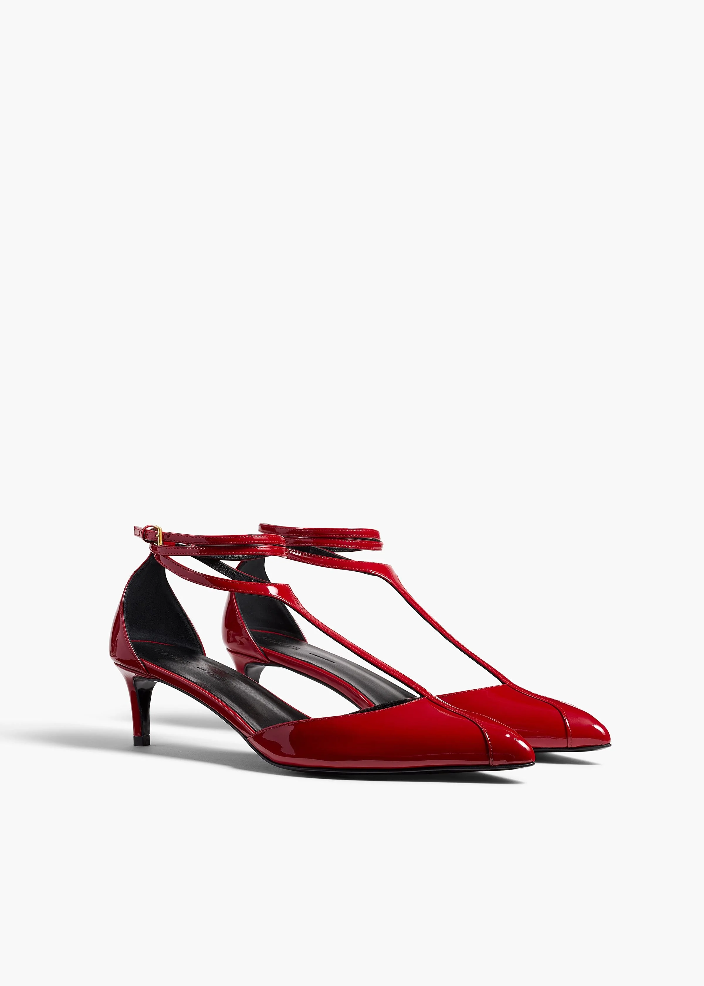 Khaite - Mia Pump in Fire Red Patent Leather - Image 2