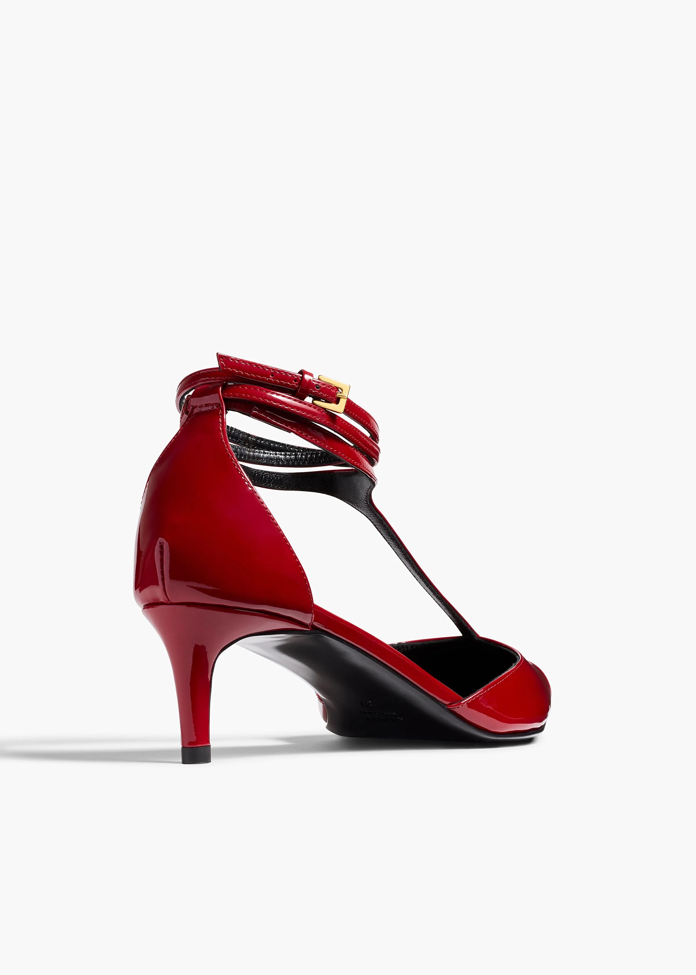 Khaite - Mia Pump in Fire Red Patent Leather - Image 3