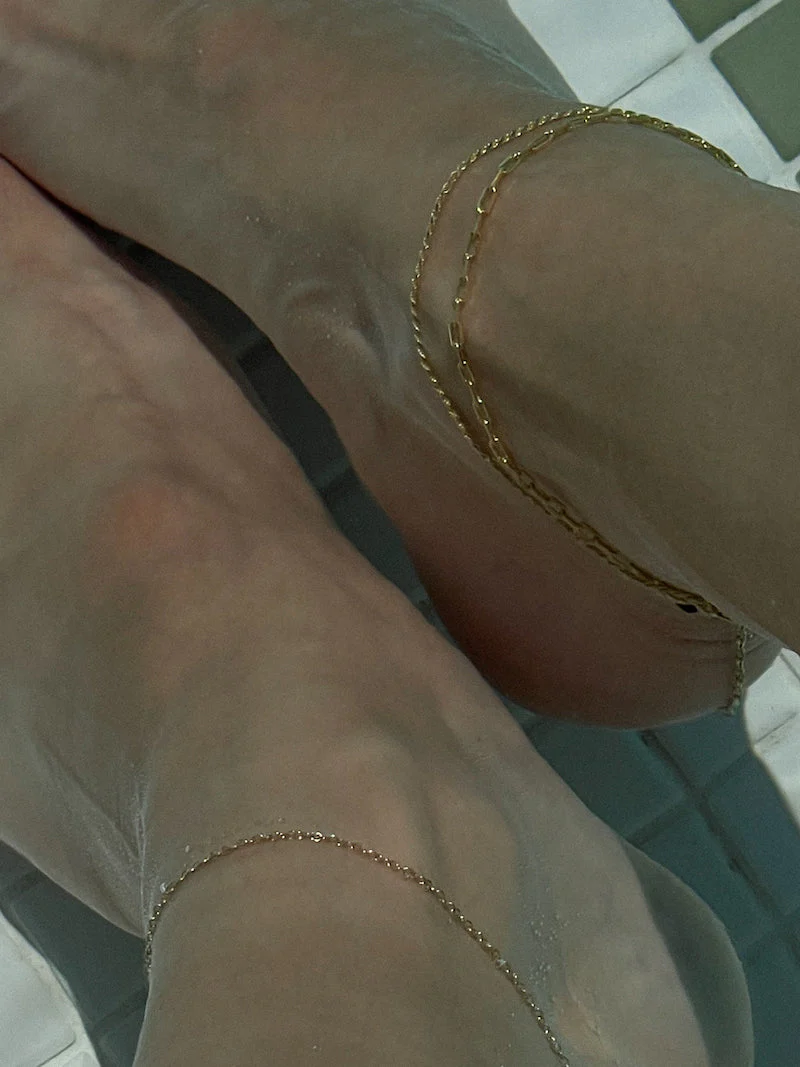 Kinn - Micro Link Chain Anklet - Image 5