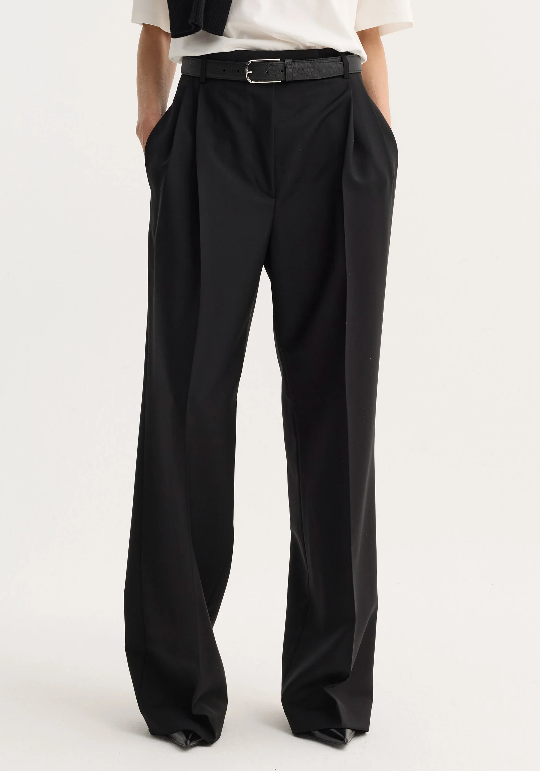 ROHE - Mid - waist tailored trousers | black - Image 4