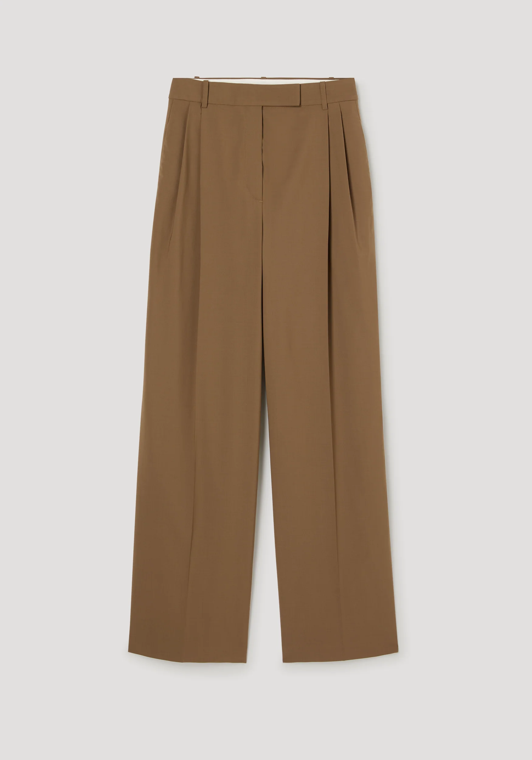 ROHE - Mid - waist tailored trousers | mocha - Image 5