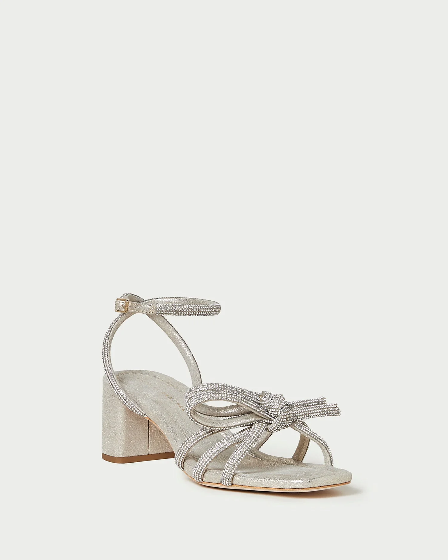 Loeffler Randall - Mikel Cappuccino Bow Mid - Heel Sandal - Image 3