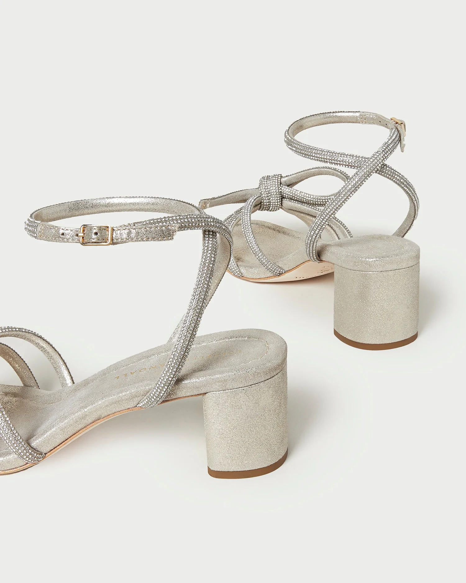 Loeffler Randall - Mikel Cappuccino Bow Mid - Heel Sandal - Image 5