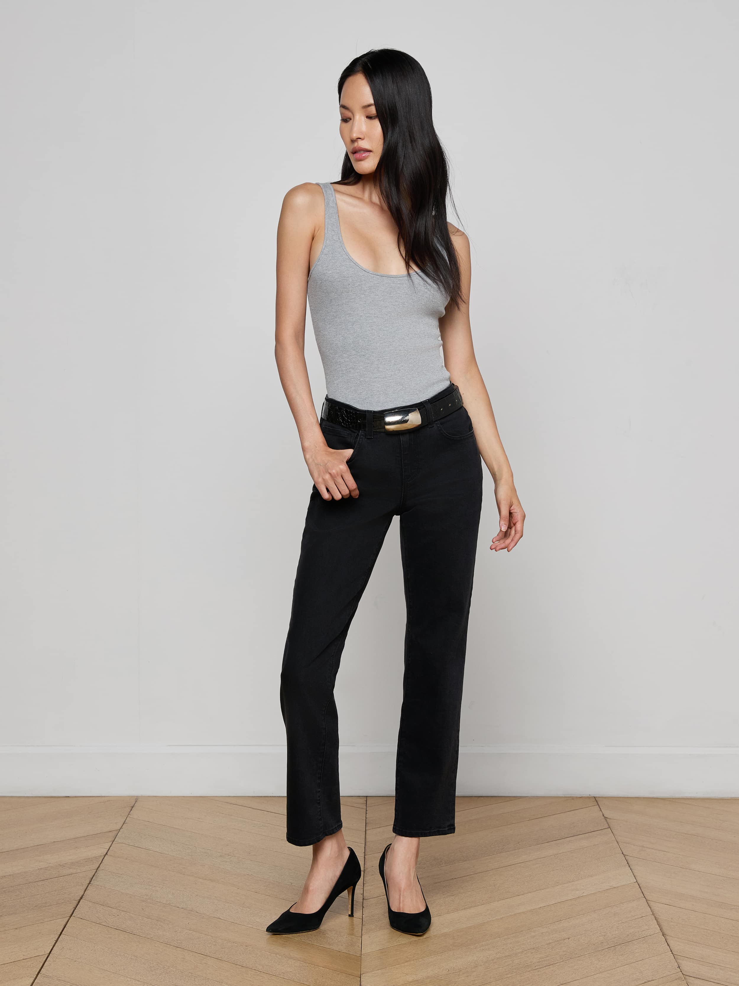 L'AGENCE - Milana Slouchy Stovepipe Jean