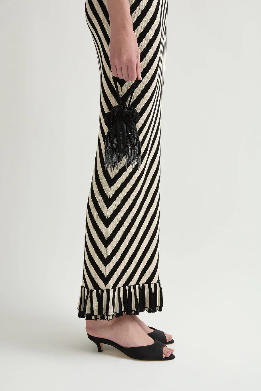 Posse - MILES DRESS - CREAM & BLACK - Image 3
