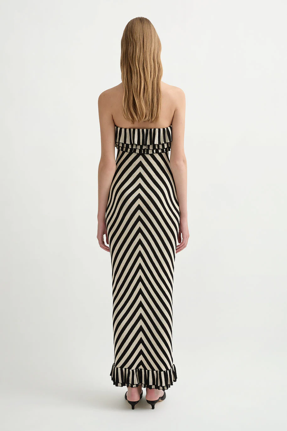 Posse - MILES DRESS - CREAM & BLACK - Image 9