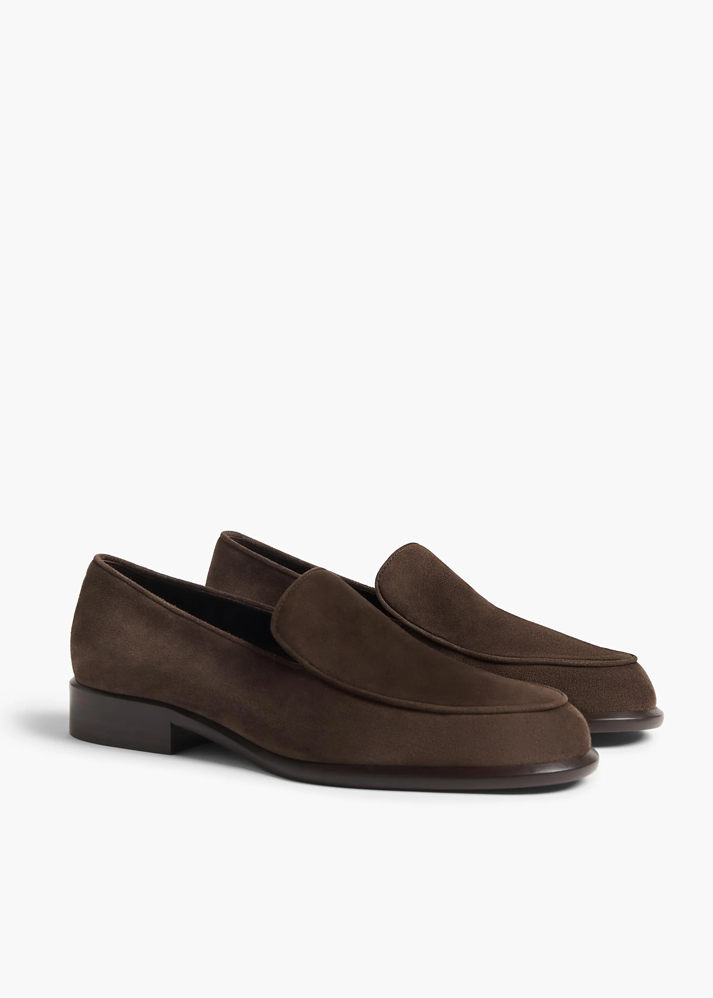 Khaite - Miles Loafer in Ebano Suede - Image 2