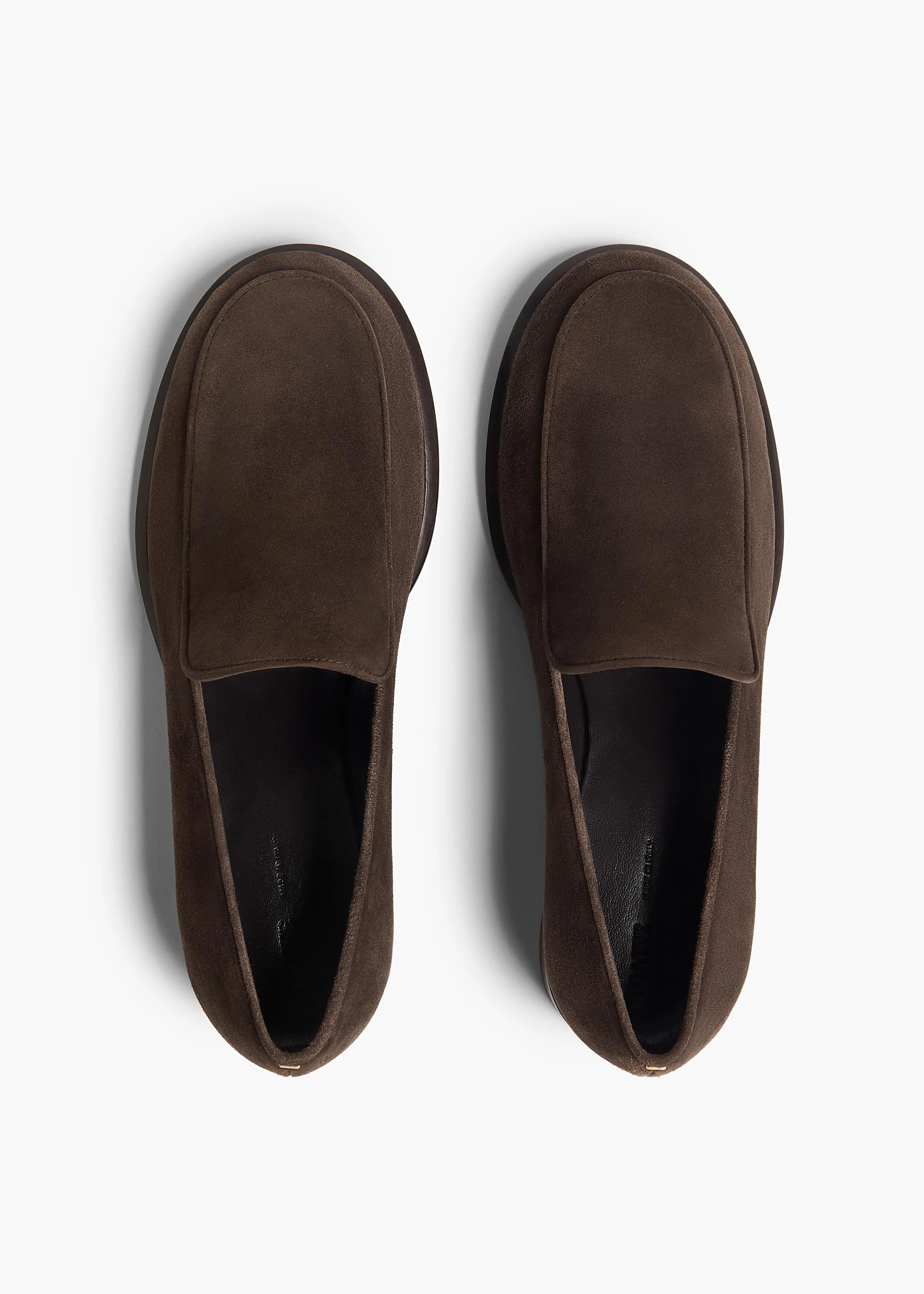 Khaite - Miles Loafer in Ebano Suede - Image 3