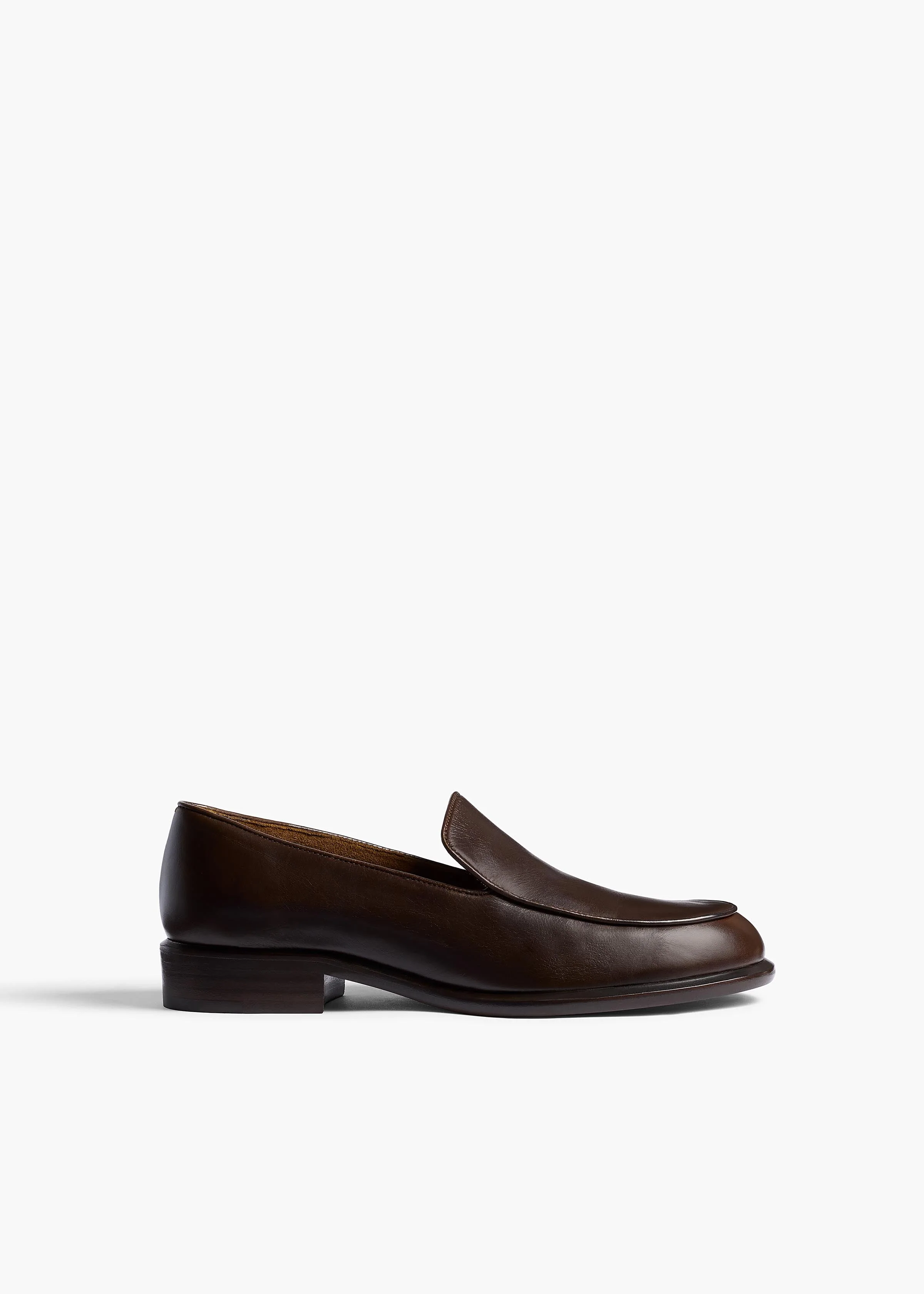 Khaite - Miles Loafer in Vintage Brown Leather - Image 6