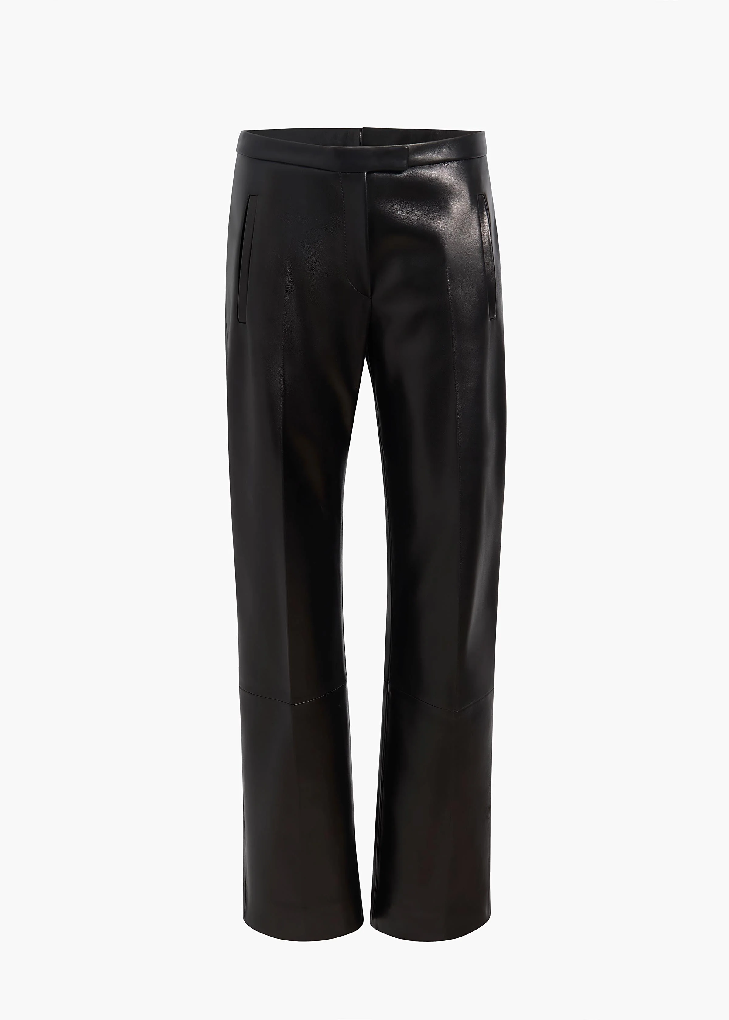 Khaite - Miles Pant in Black Leather - Image 9