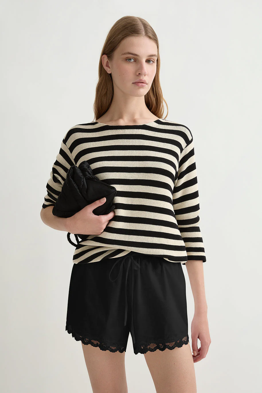 Posse - MILES TOP - CREAM & BLACK