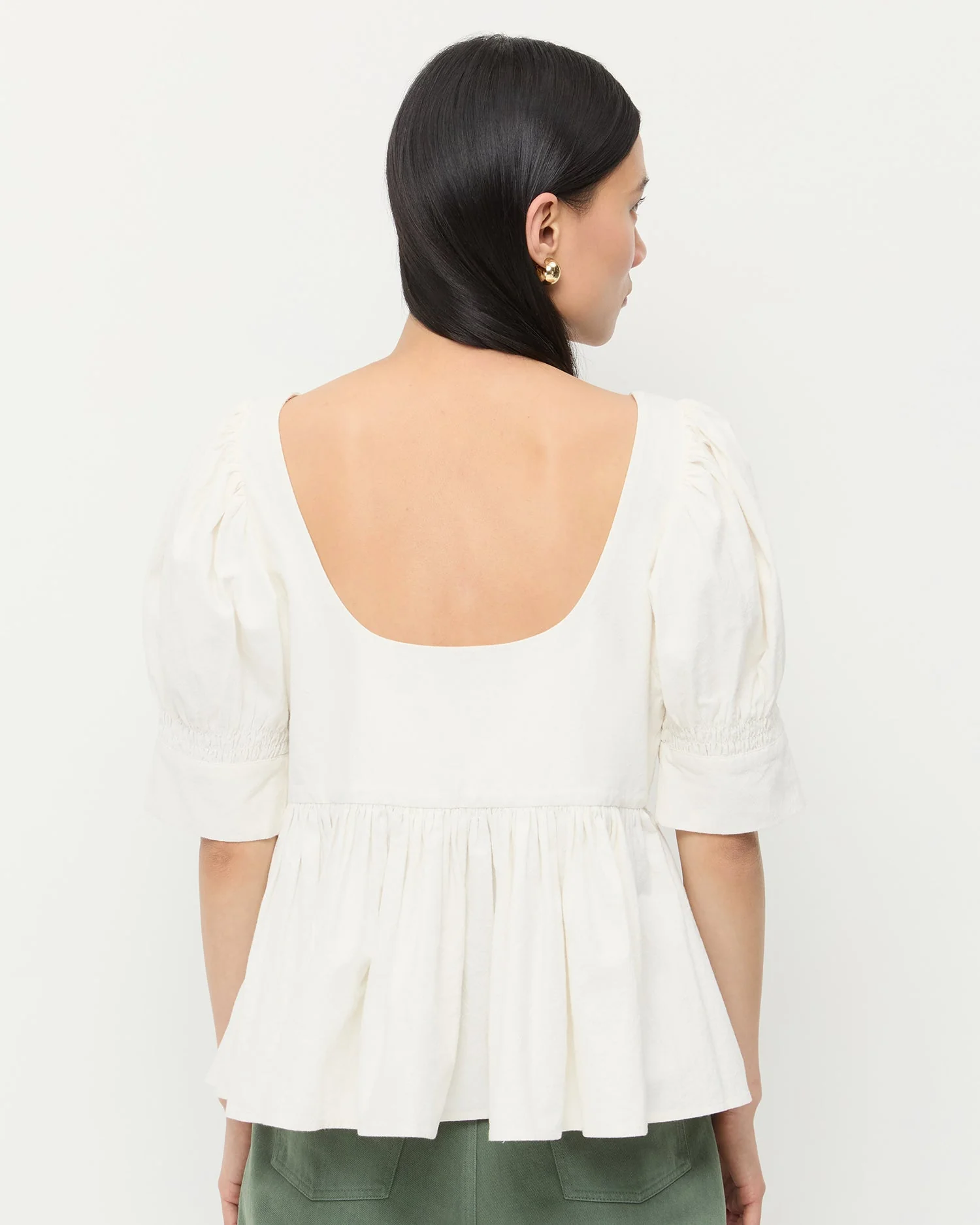 Loeffler Randall - Milly Puff - Sleeve Top - Image 3