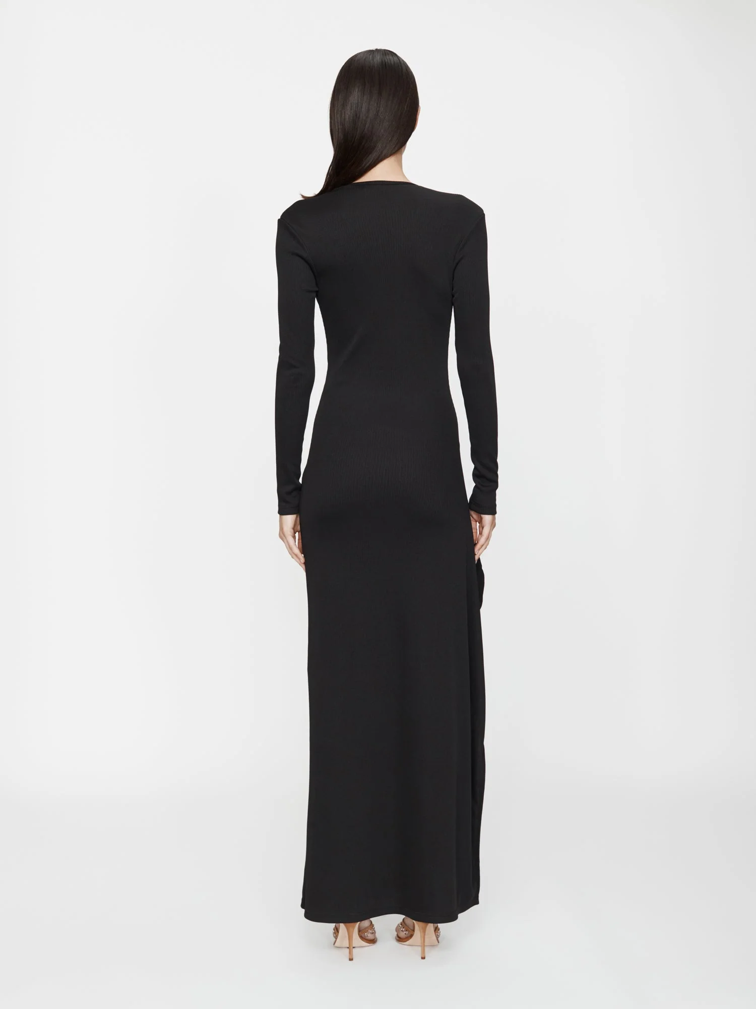Christopher Esber - Mineral Stone Cascade Long Sleeve Dress - Image 5