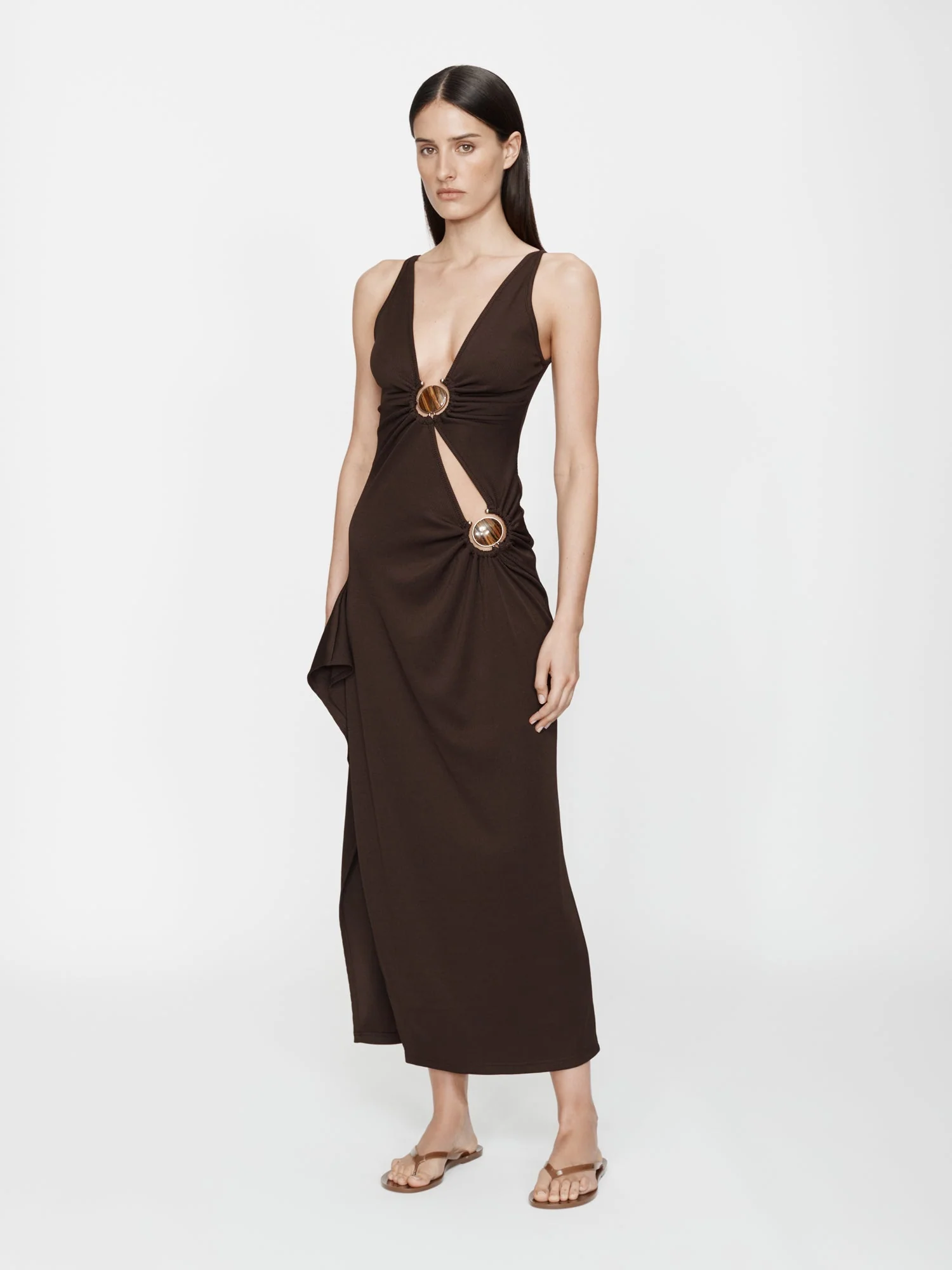 Christopher Esber - Mineral Stone Cascade Tank Dress