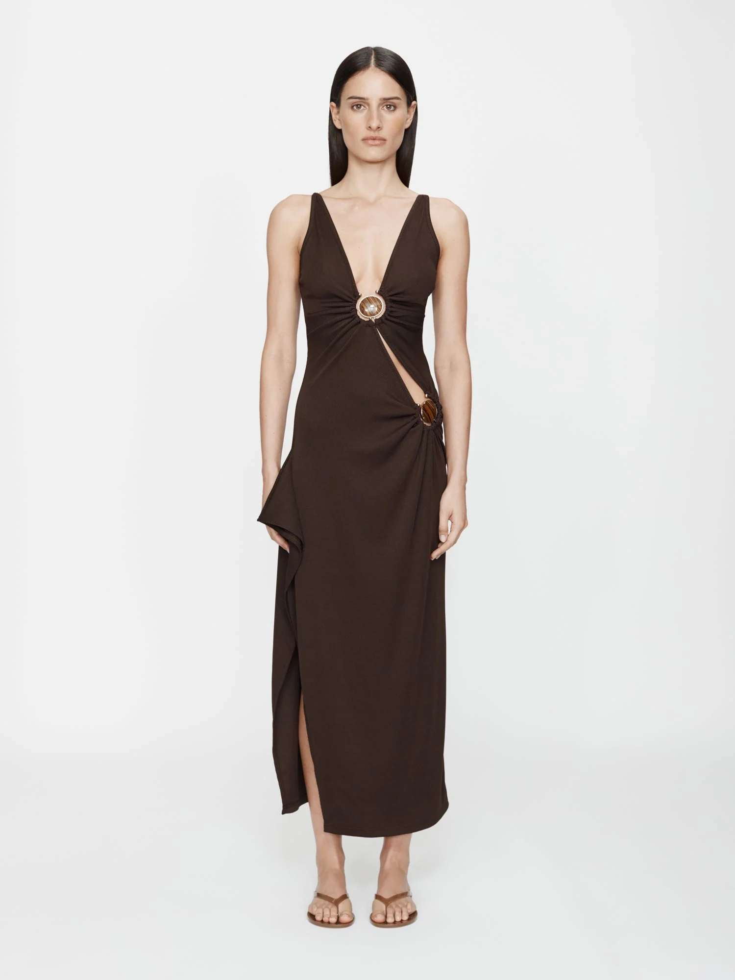Christopher Esber - Mineral Stone Cascade Tank Dress - Image 2