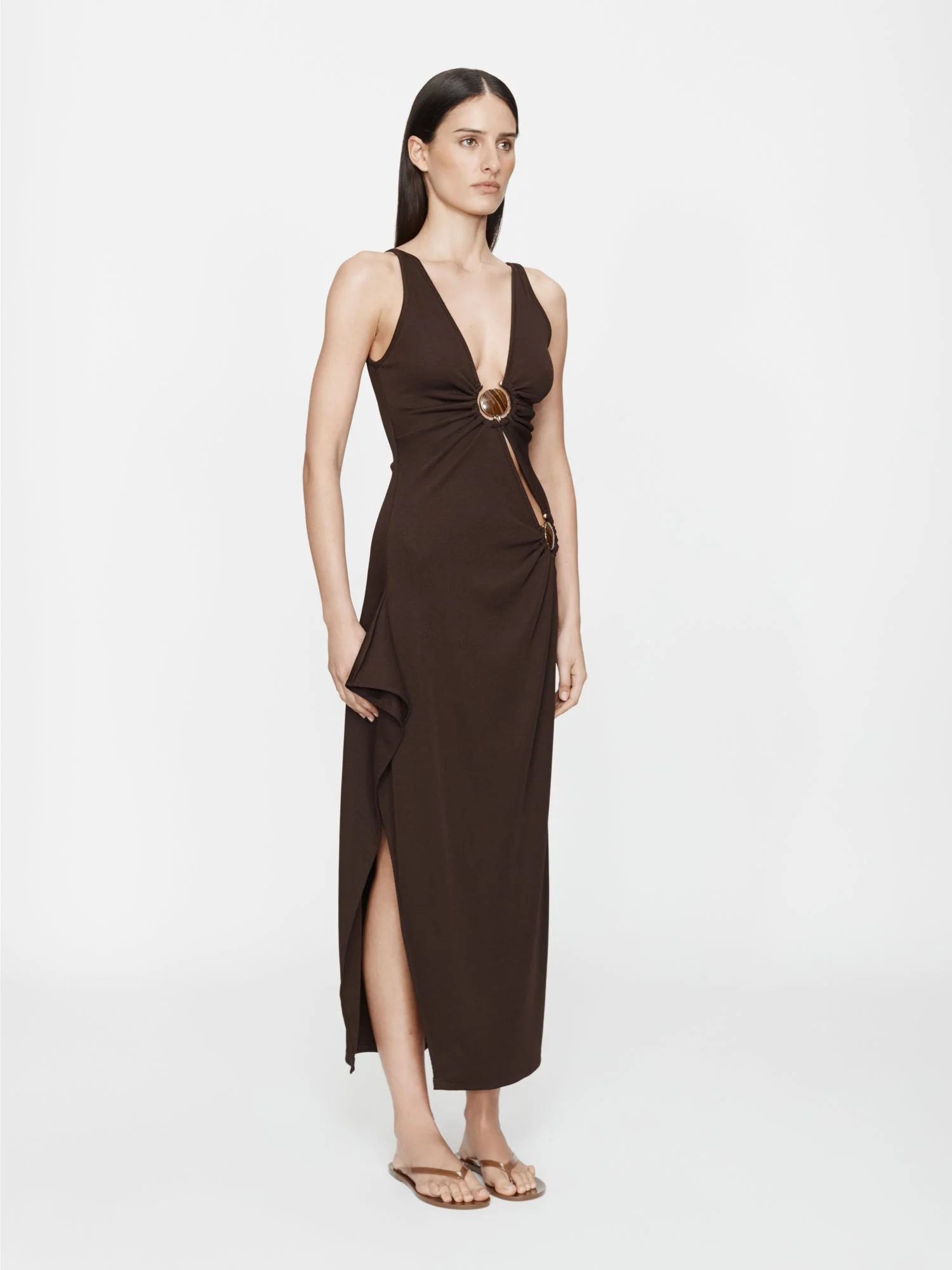 Christopher Esber - Mineral Stone Cascade Tank Dress - Image 3