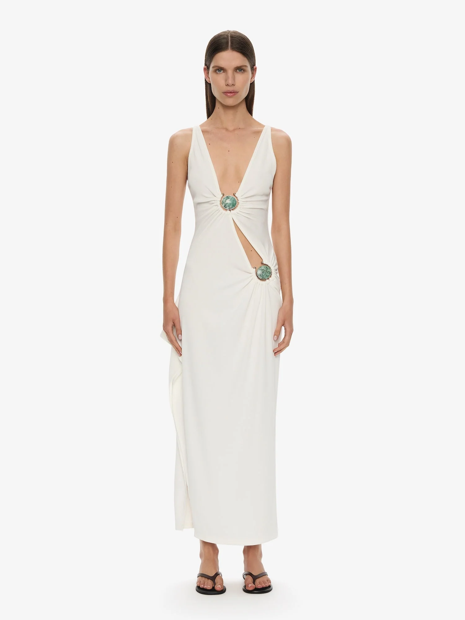 Christopher Esber - Mineral Stone Cascade Tank Dress