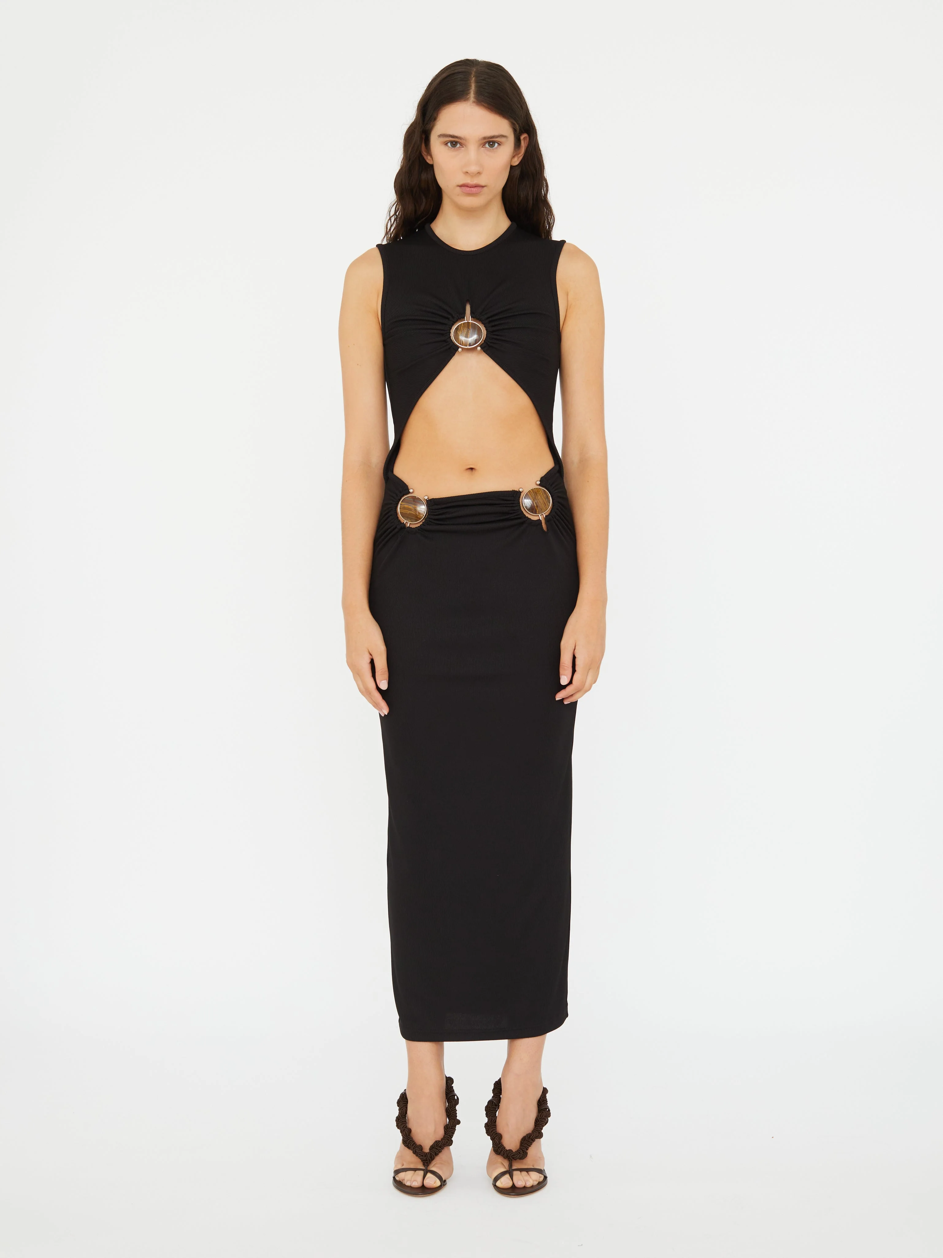 Christopher Esber - Mineral Stone Disconnect Tank Dress
