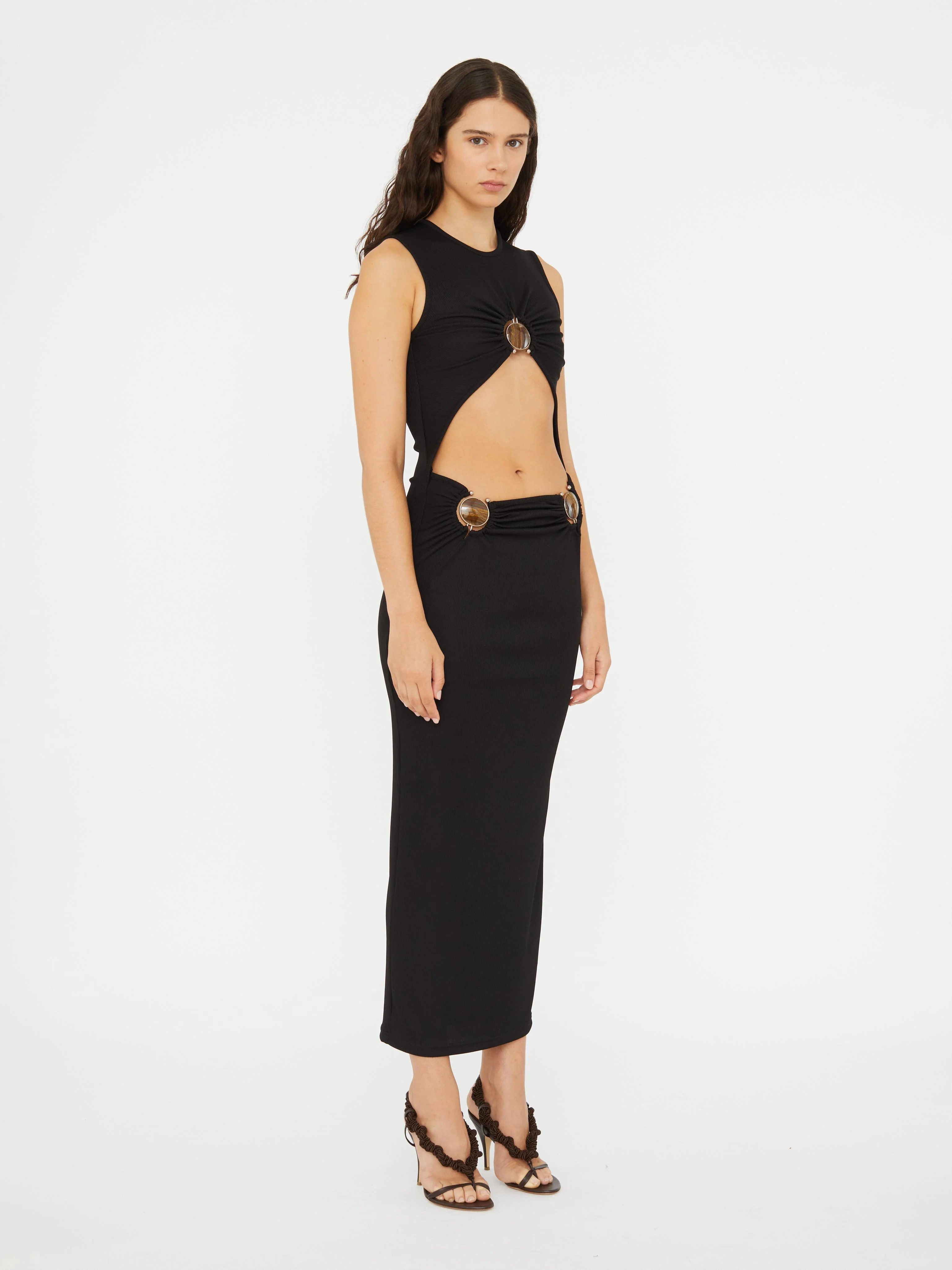 Christopher Esber - Mineral Stone Disconnect Tank Dress - Image 4