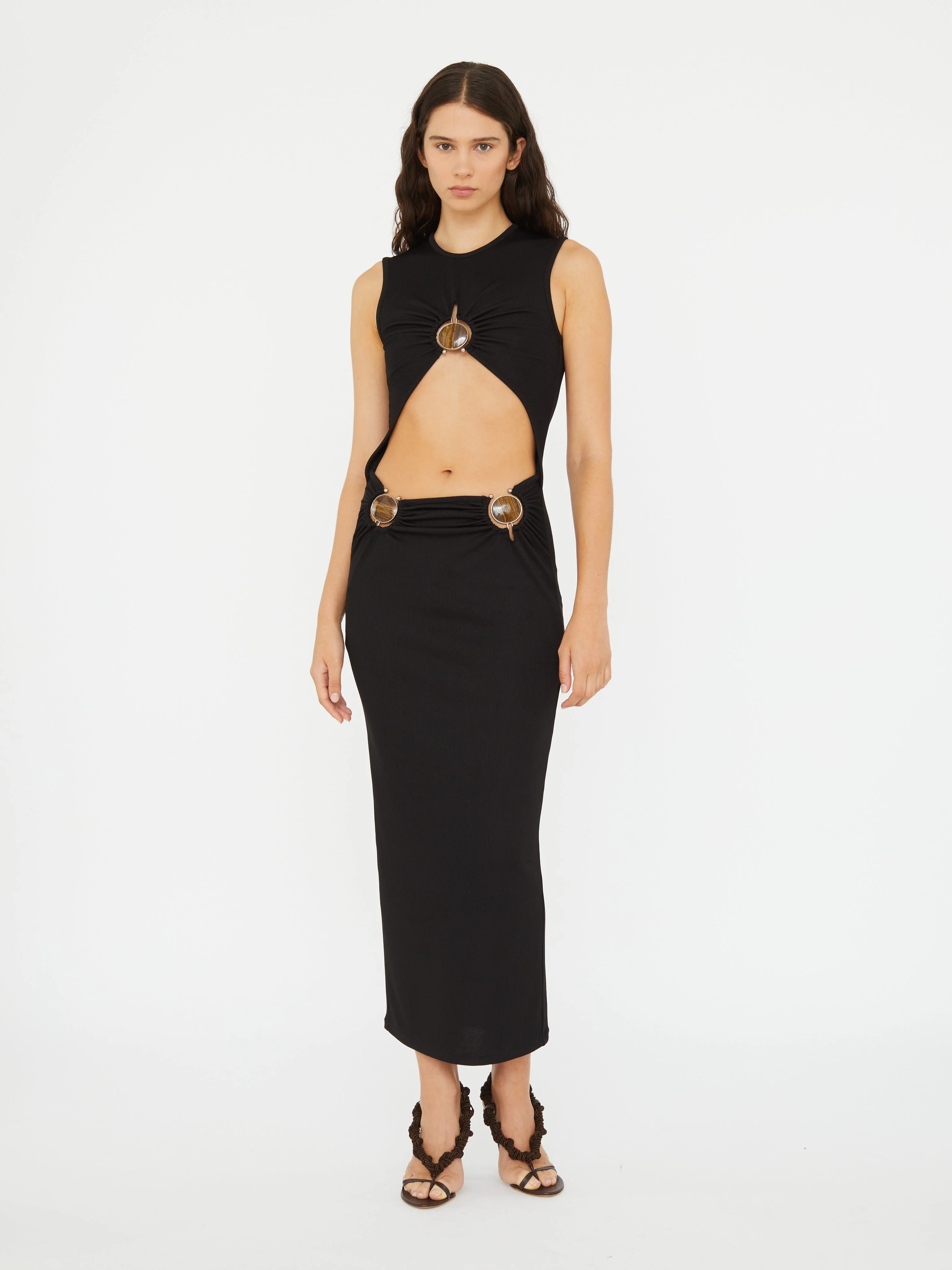 Christopher Esber - Mineral Stone Disconnect Tank Dress - Image 5