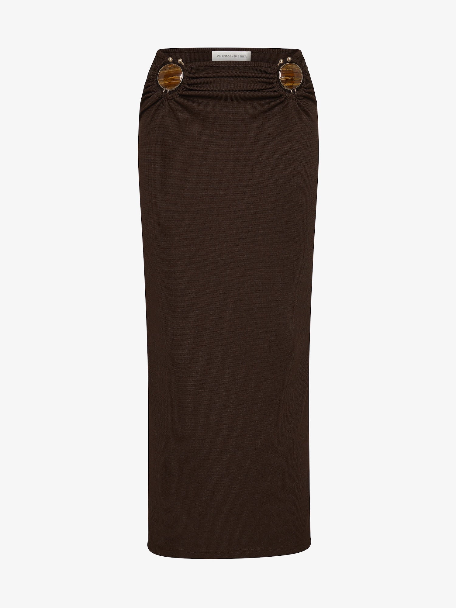 Christopher Esber - Mineral Stone Ruched Skirt - Image 7