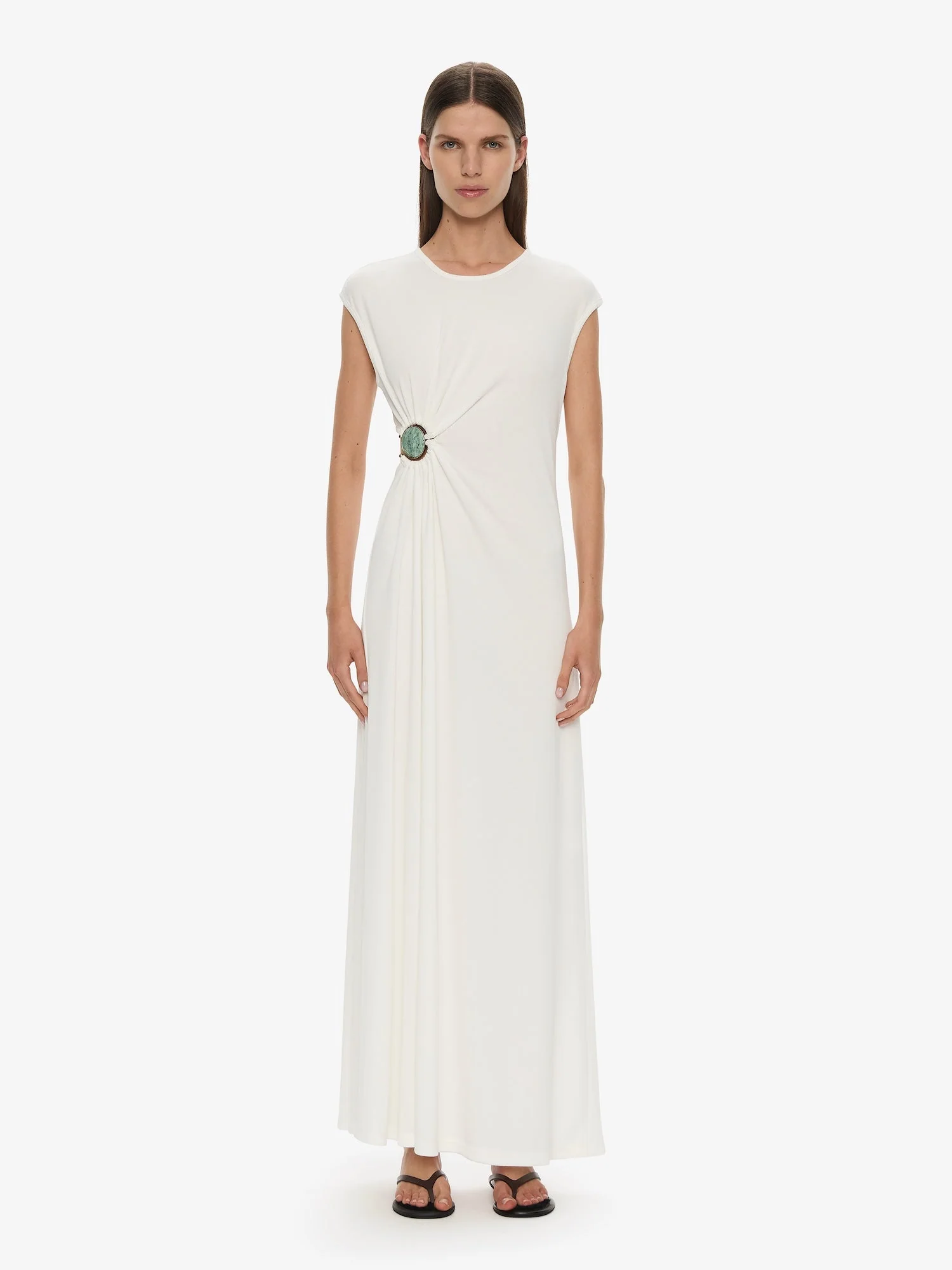 Christopher Esber - Mineral Stone Ruched Tank Dress