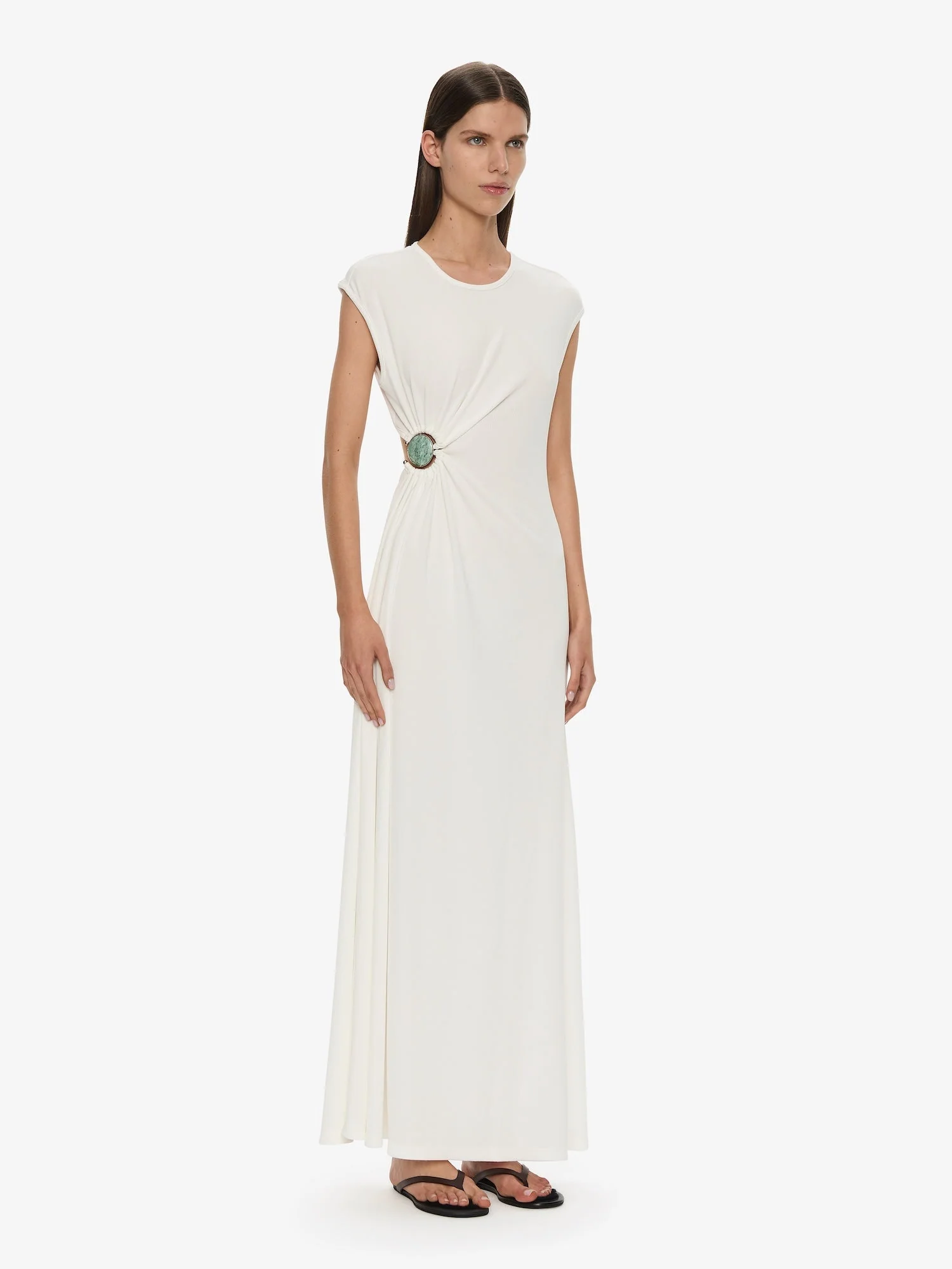 Christopher Esber - Mineral Stone Ruched Tank Dress - Image 3