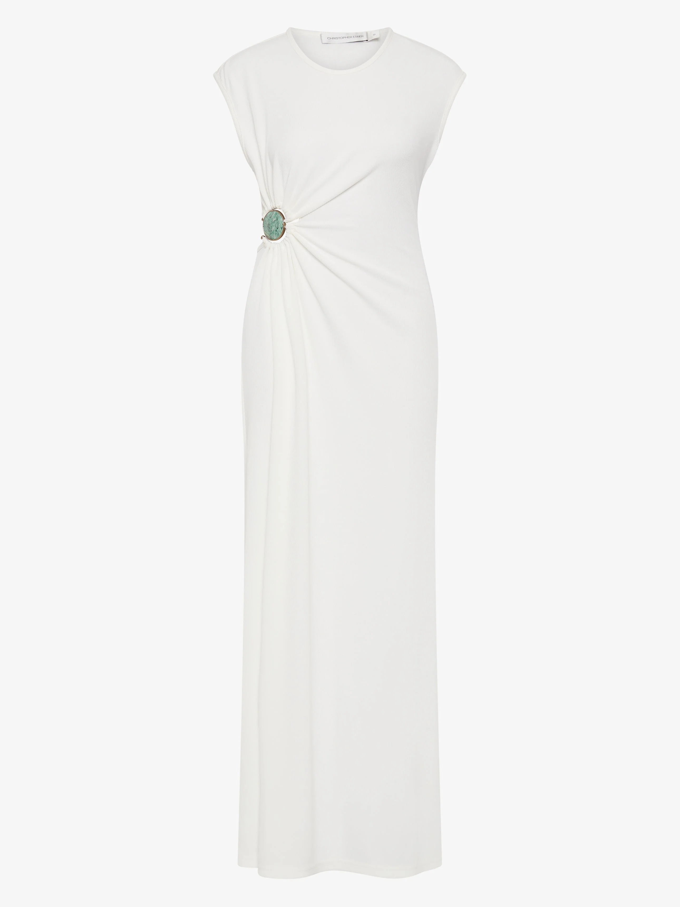 Christopher Esber - Mineral Stone Ruched Tank Dress - Image 6