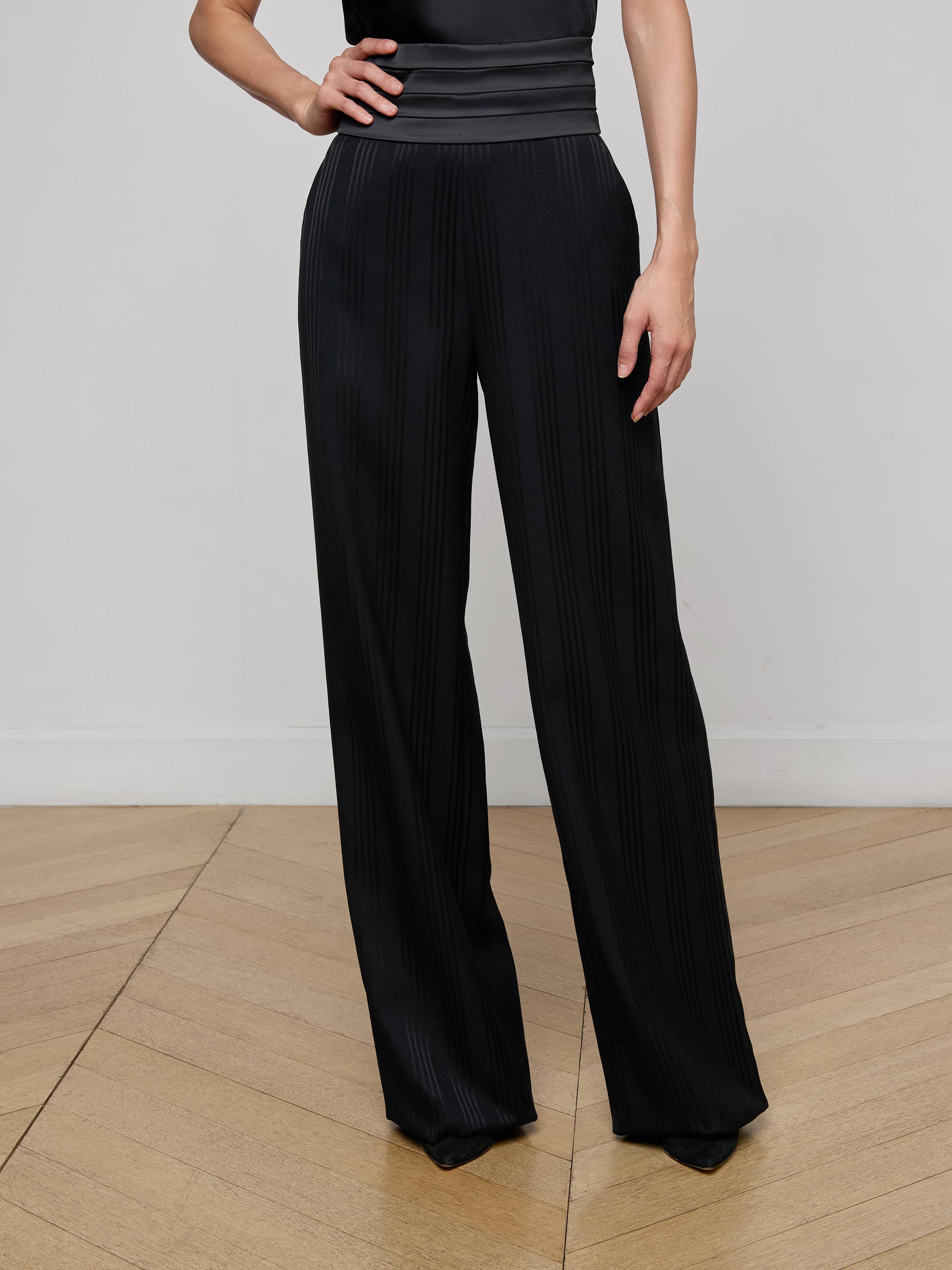 L'AGENCE - Minerva Cummerbund Trouser - Image 2