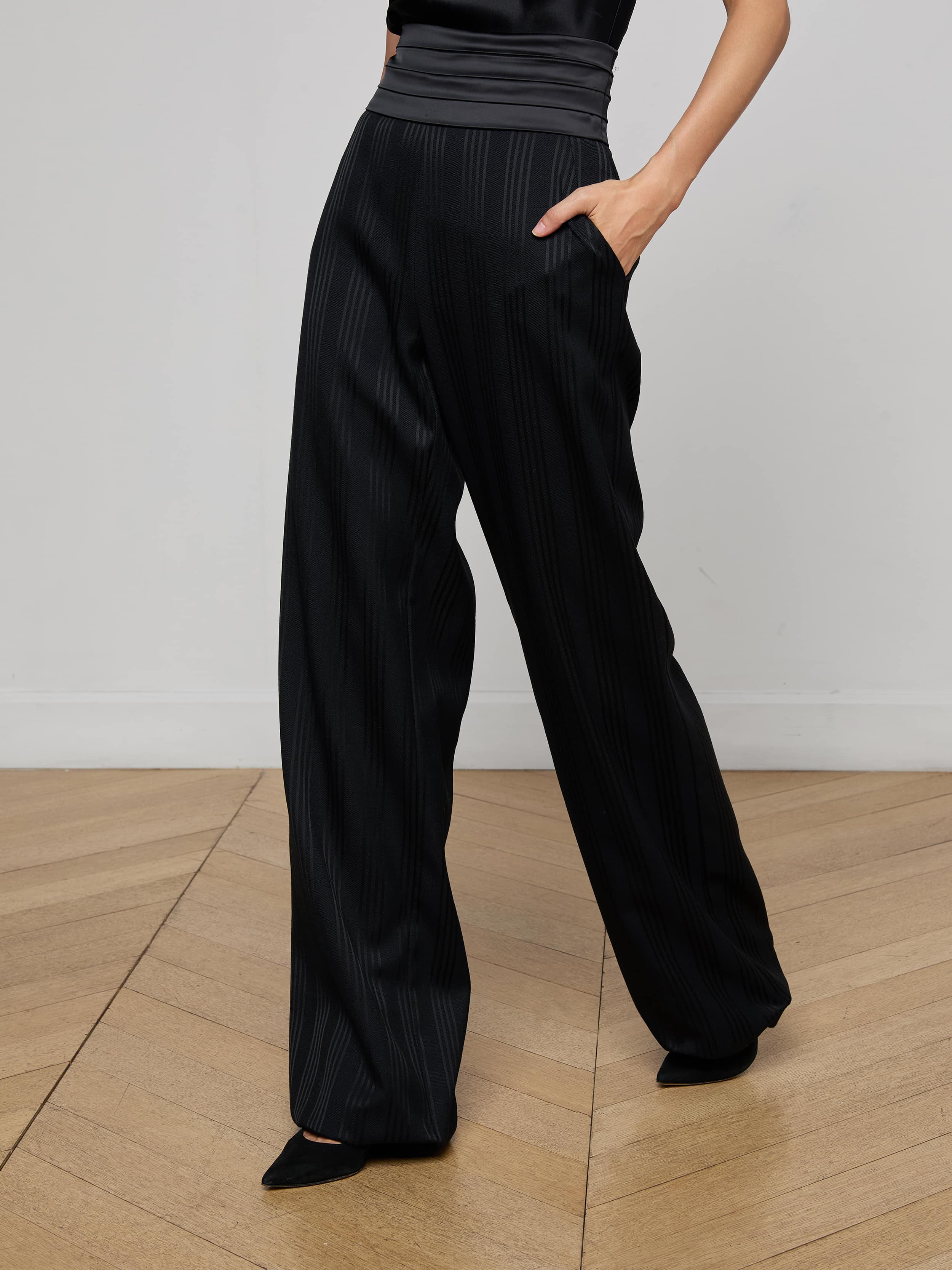 L'AGENCE - Minerva Cummerbund Trouser - Image 3